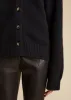 The Emili Cardigan in Black sold by KHAITE