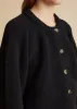 The Emili Cardigan in Black sold by KHAITE