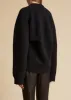 The Emili Cardigan in Black sold by KHAITE