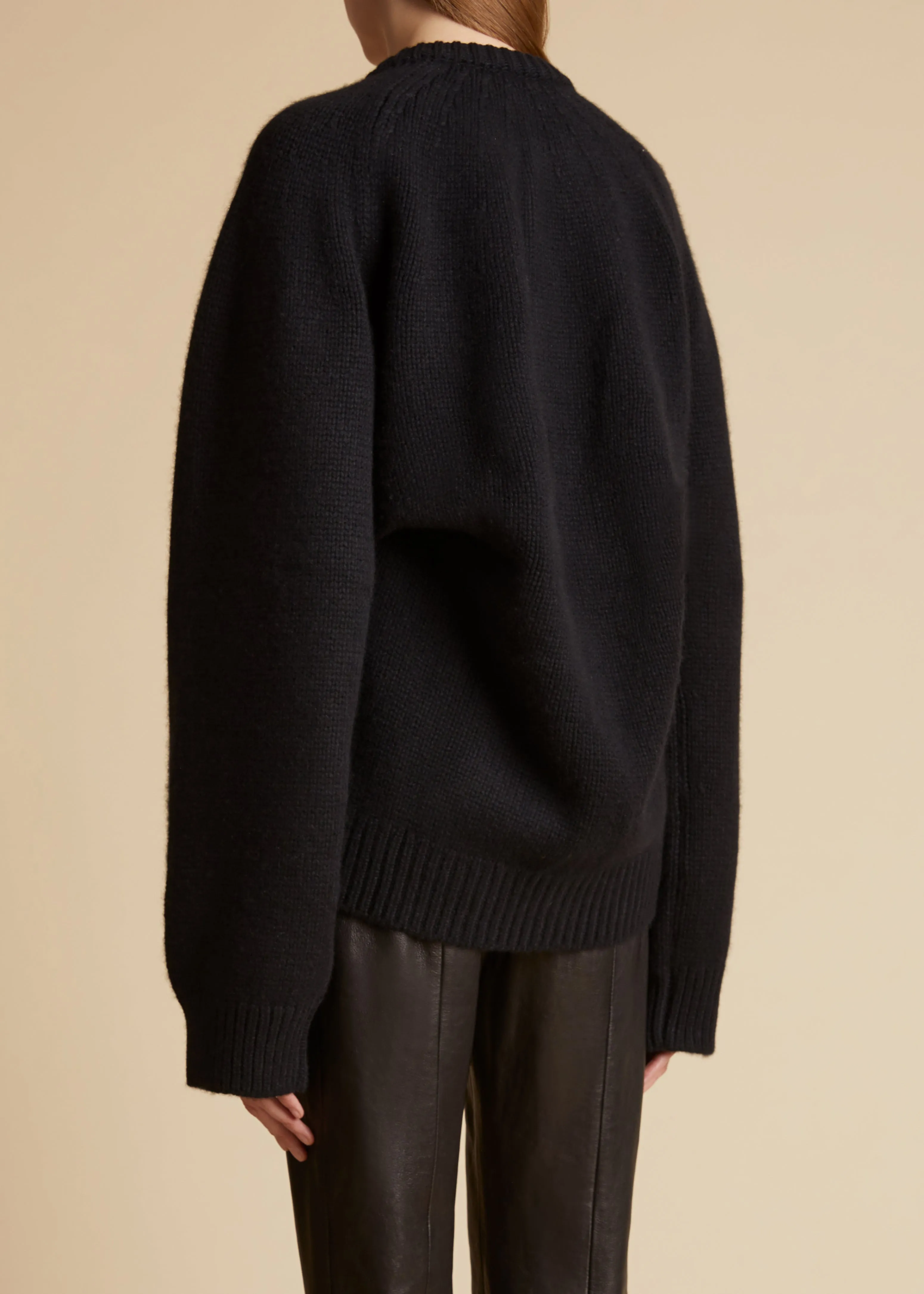 The Emili Cardigan in Black sold by KHAITE product image thumbnail 3