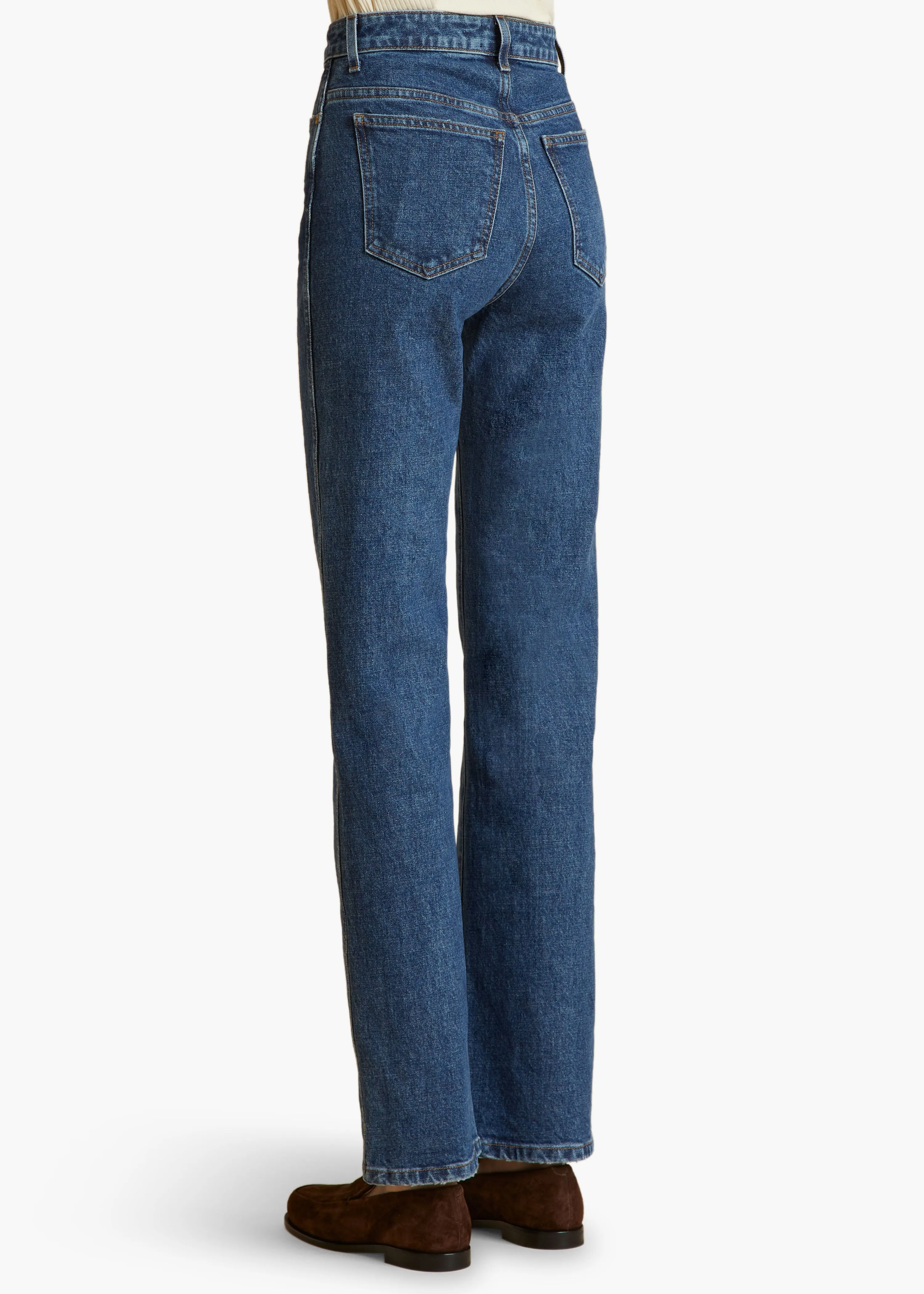 Danielle Stretch Jean in Montgomery sold by KHAITE product image thumbnail 4