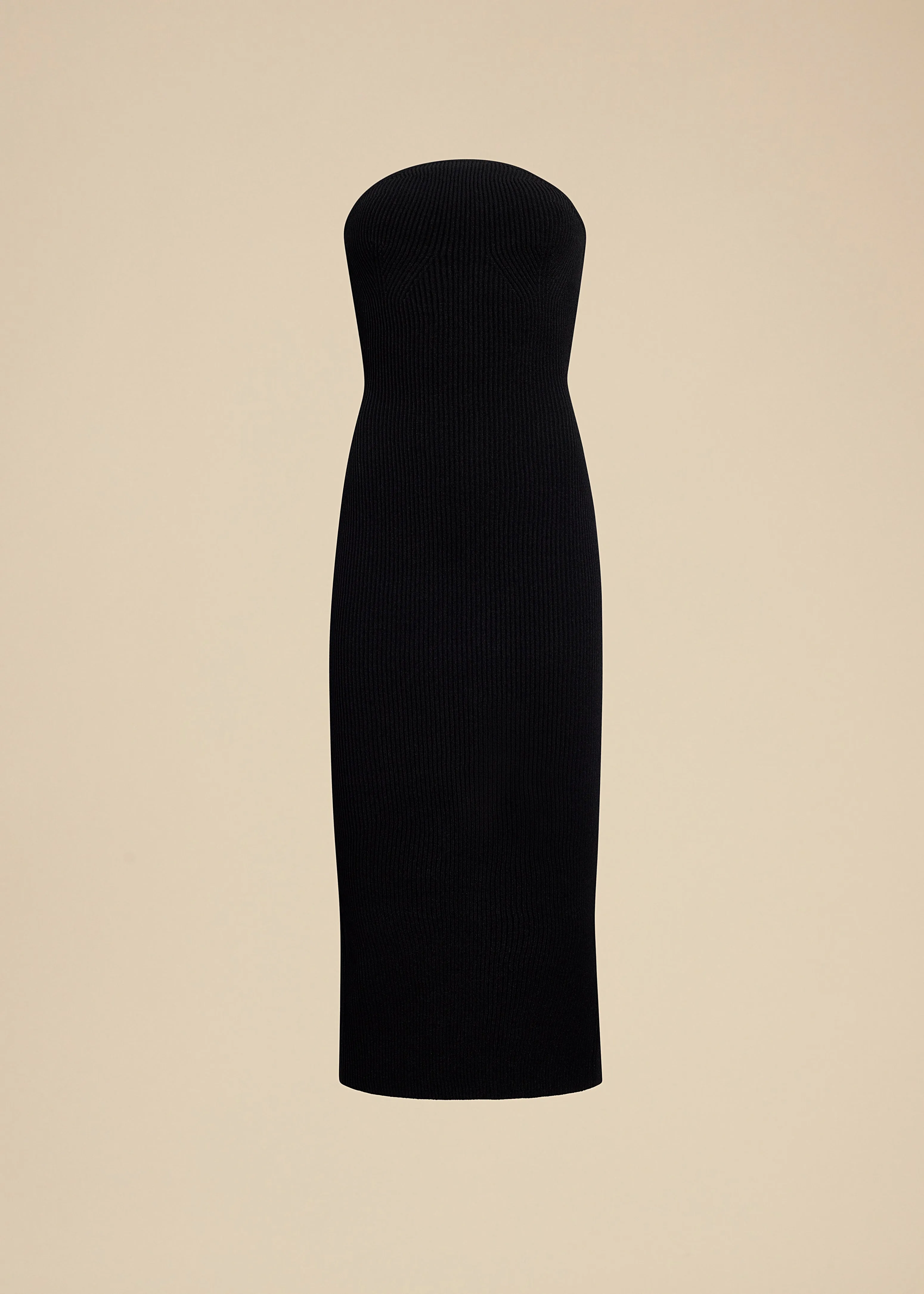 Rumer Dress in Black sold by KHAITE