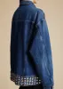 The Grizzo Jacket in Archer with Studs sold by KHAITE