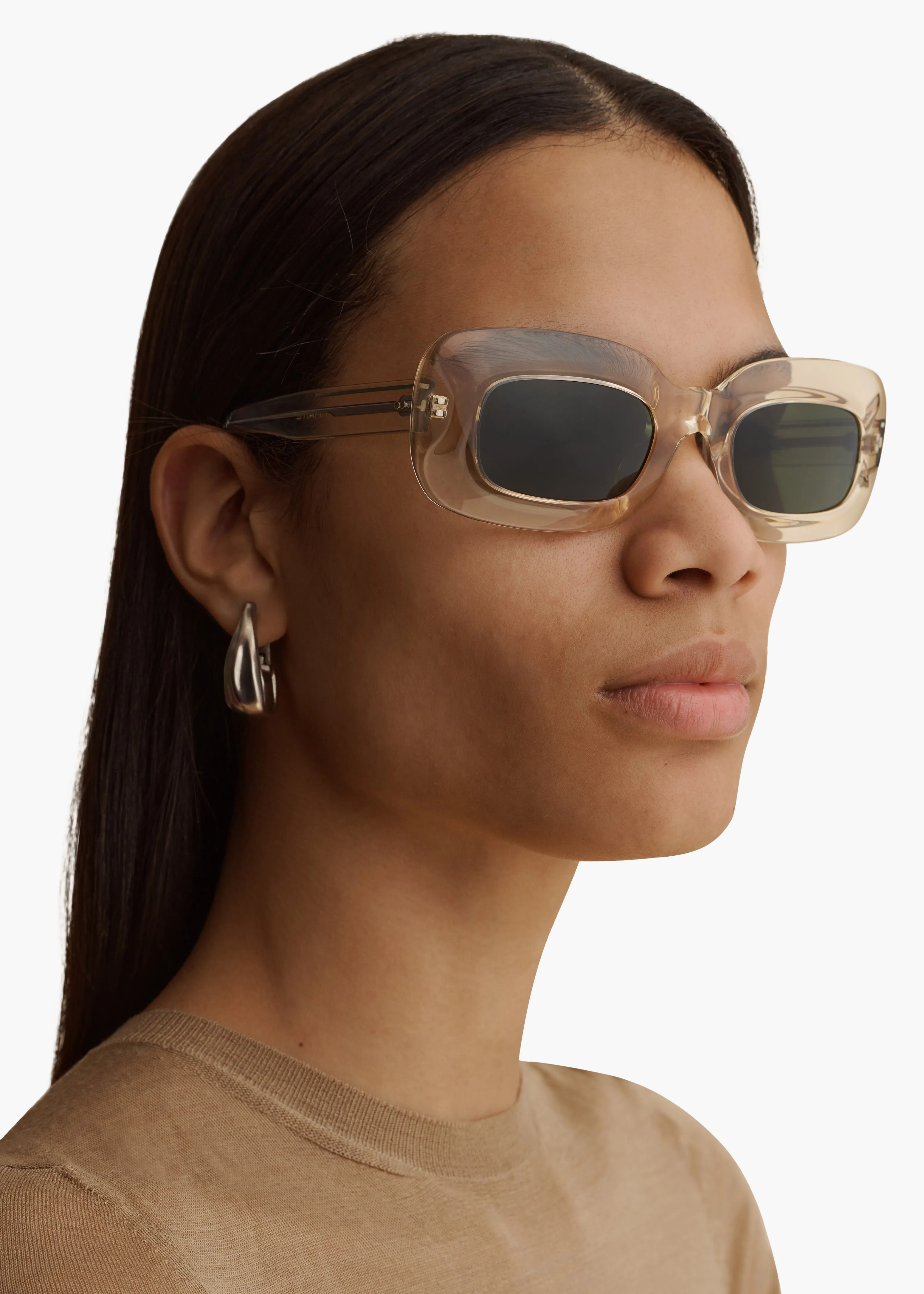 KHAITE x Oliver Peoples 1966C in Buff and Green sold by KHAITE product image thumbnail 4