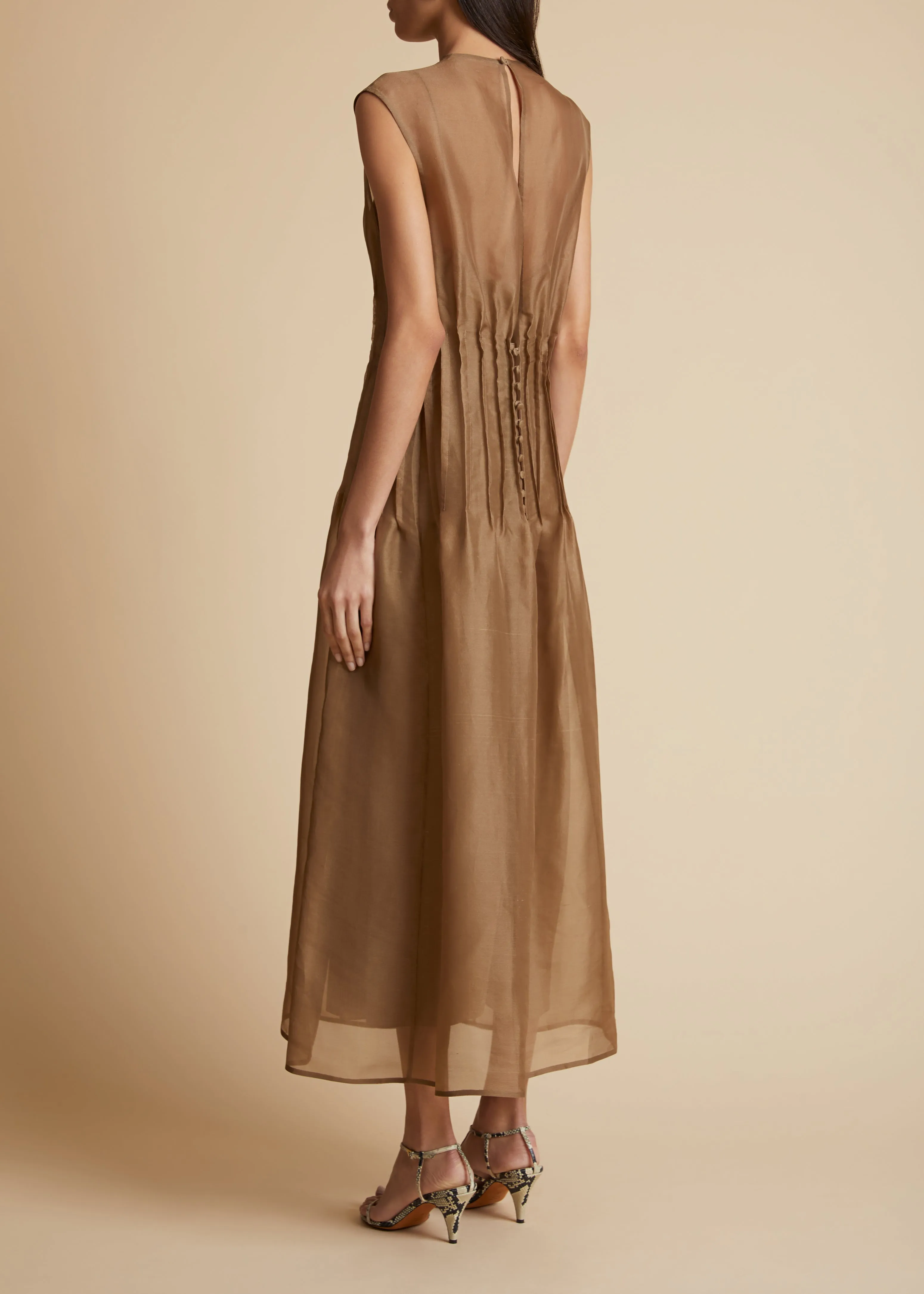 khaite wes seamed silk organza dress Shop Khaite Wes Seamed Silk Organza Dress | Saks Fifth Avenue
