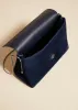 Bobbi Bag in Midnight Suede sold by KHAITE