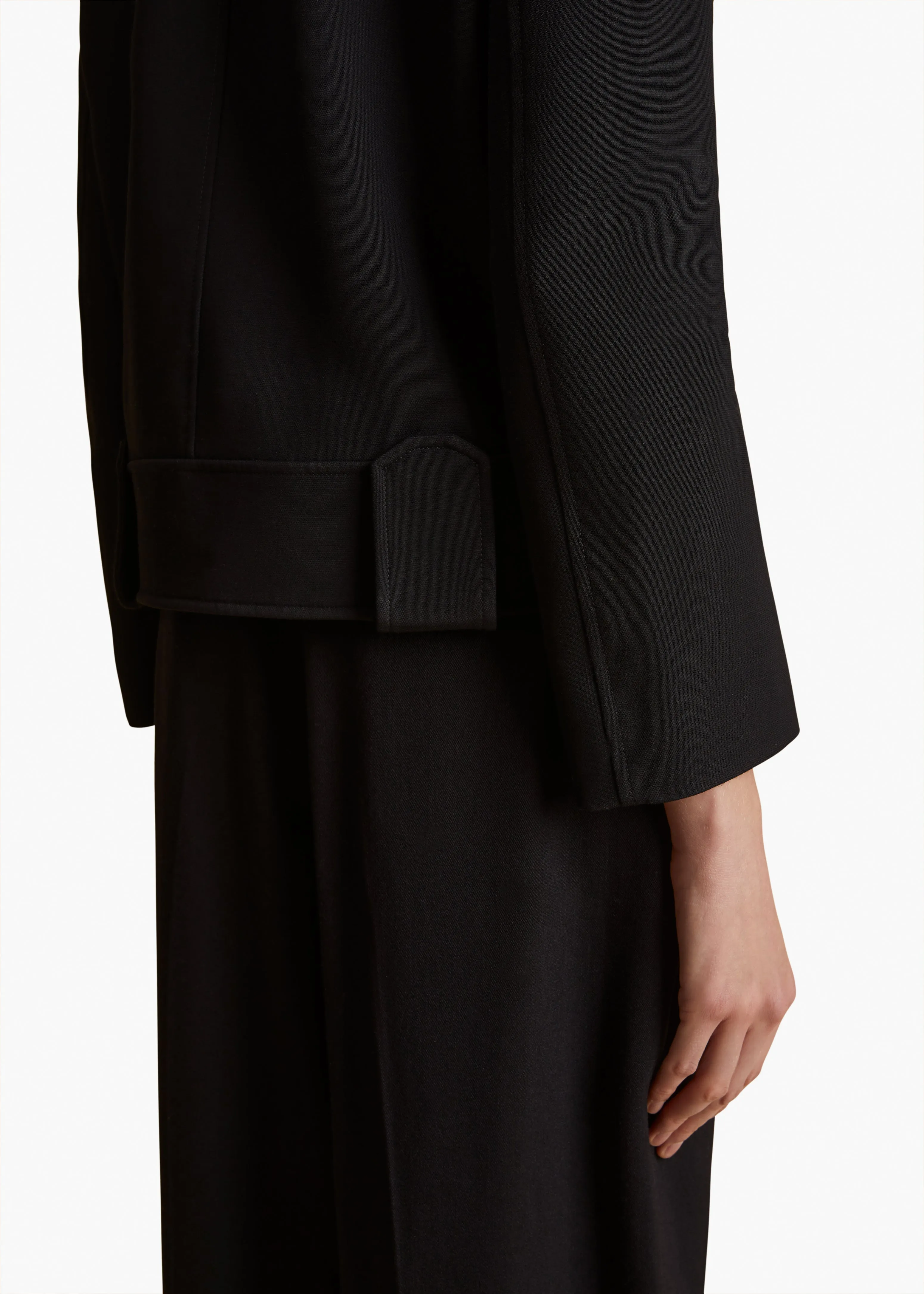 Laybin Jacket in Black sold by KHAITE product image thumbnail 5