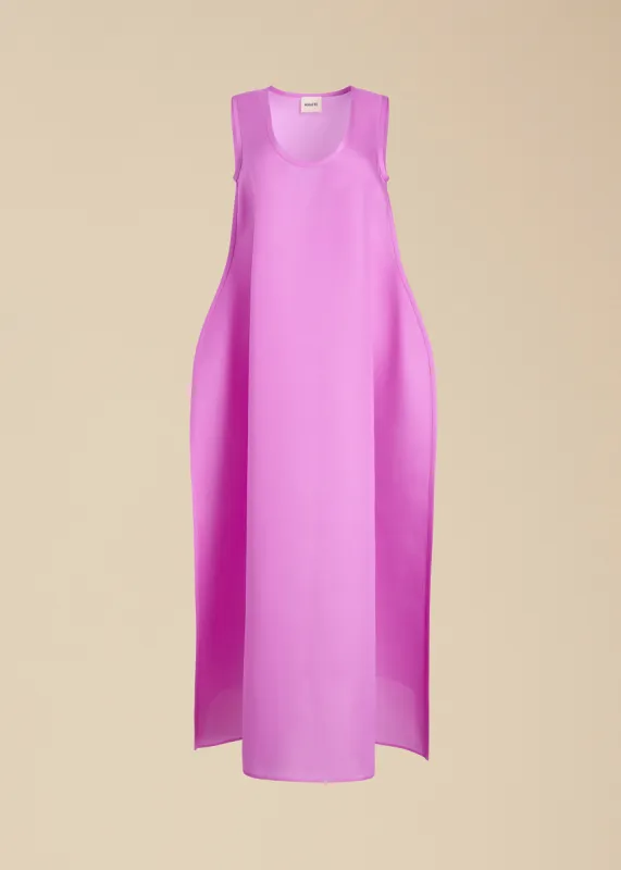 Coli Dress in Orchid sold by KHAITE