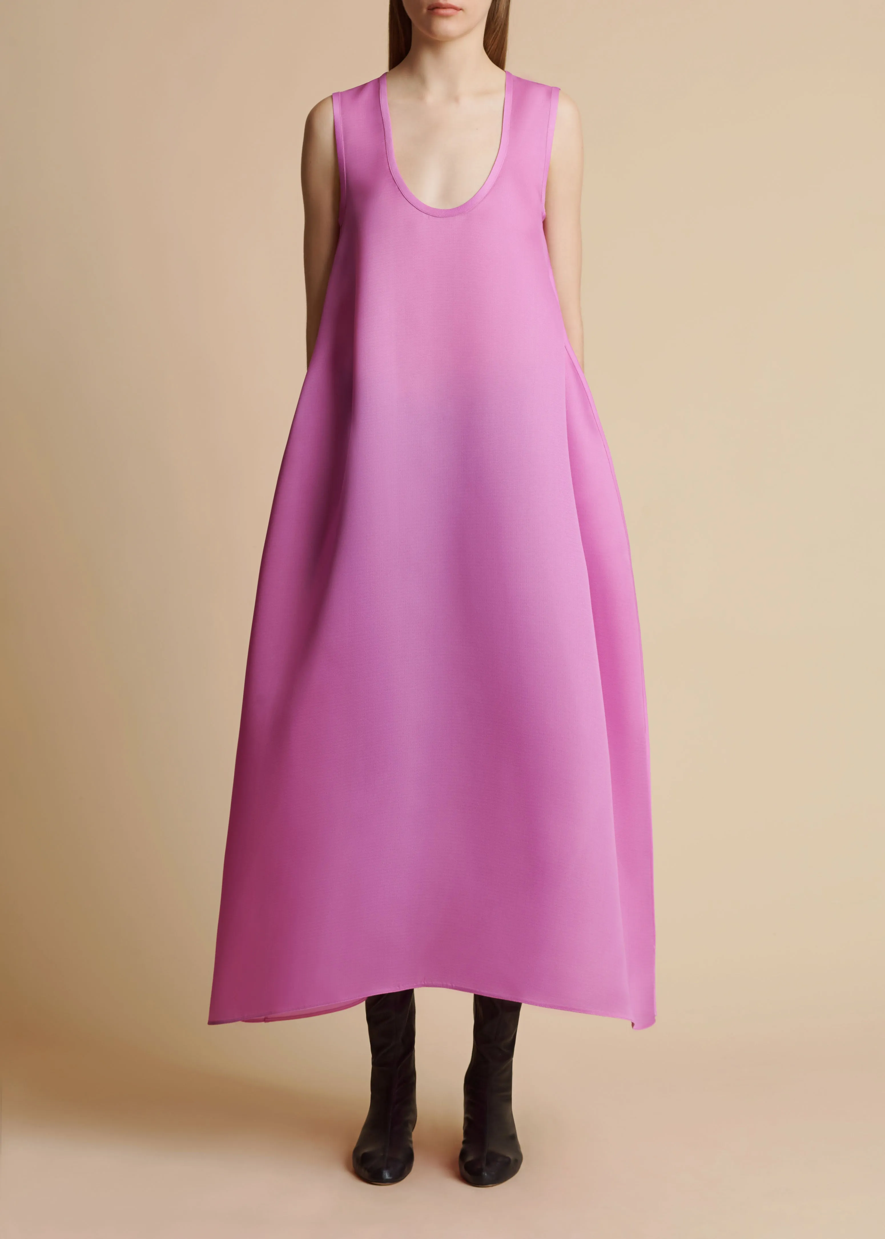 Coli Dress in Orchid sold by KHAITE product image thumbnail 2