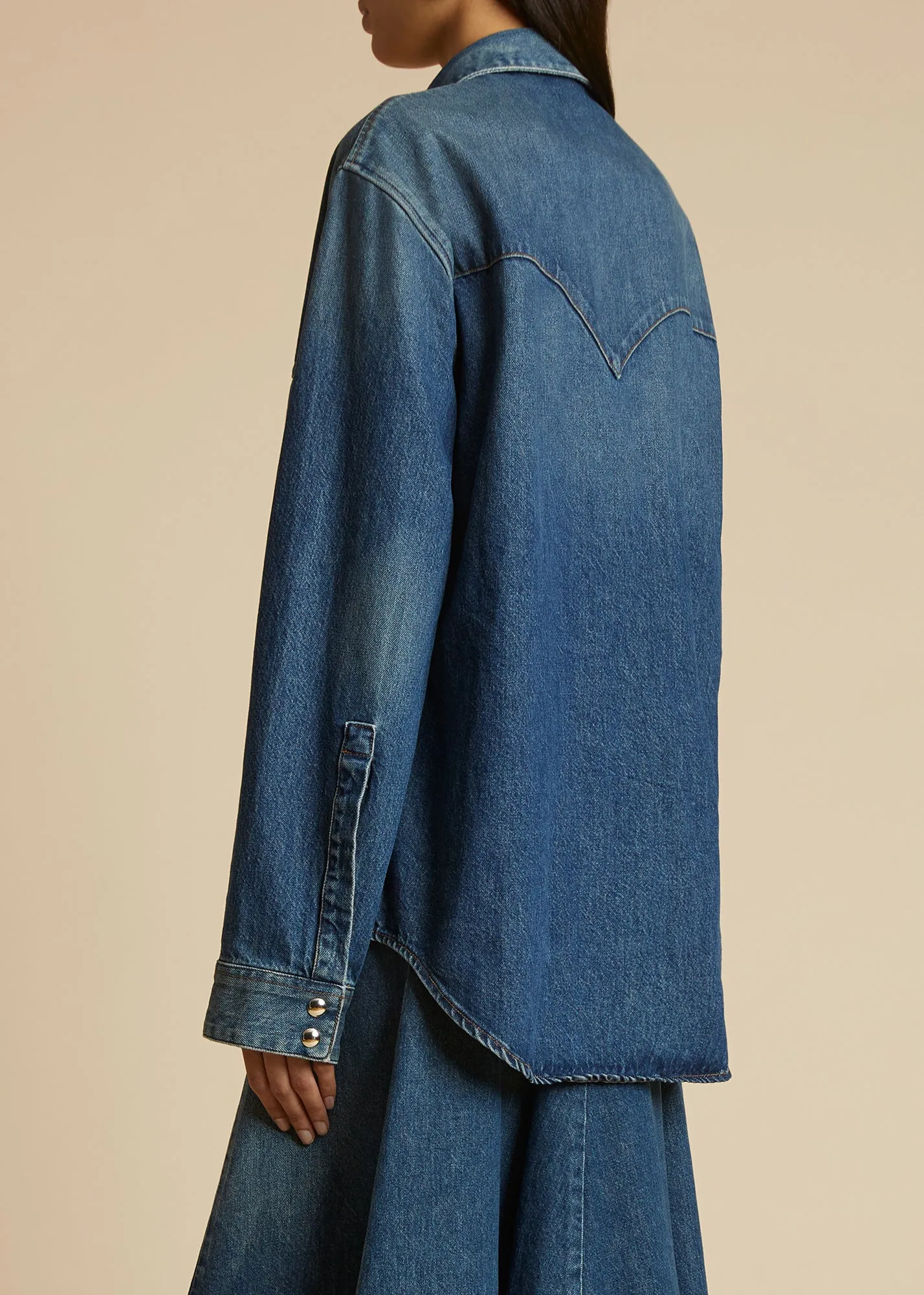 The Jinn Top in Archer sold by KHAITE product image thumbnail 3