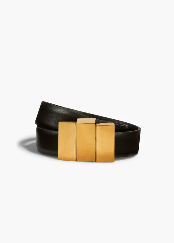 Axel Bracelet in Black Leather sold by KHAITE