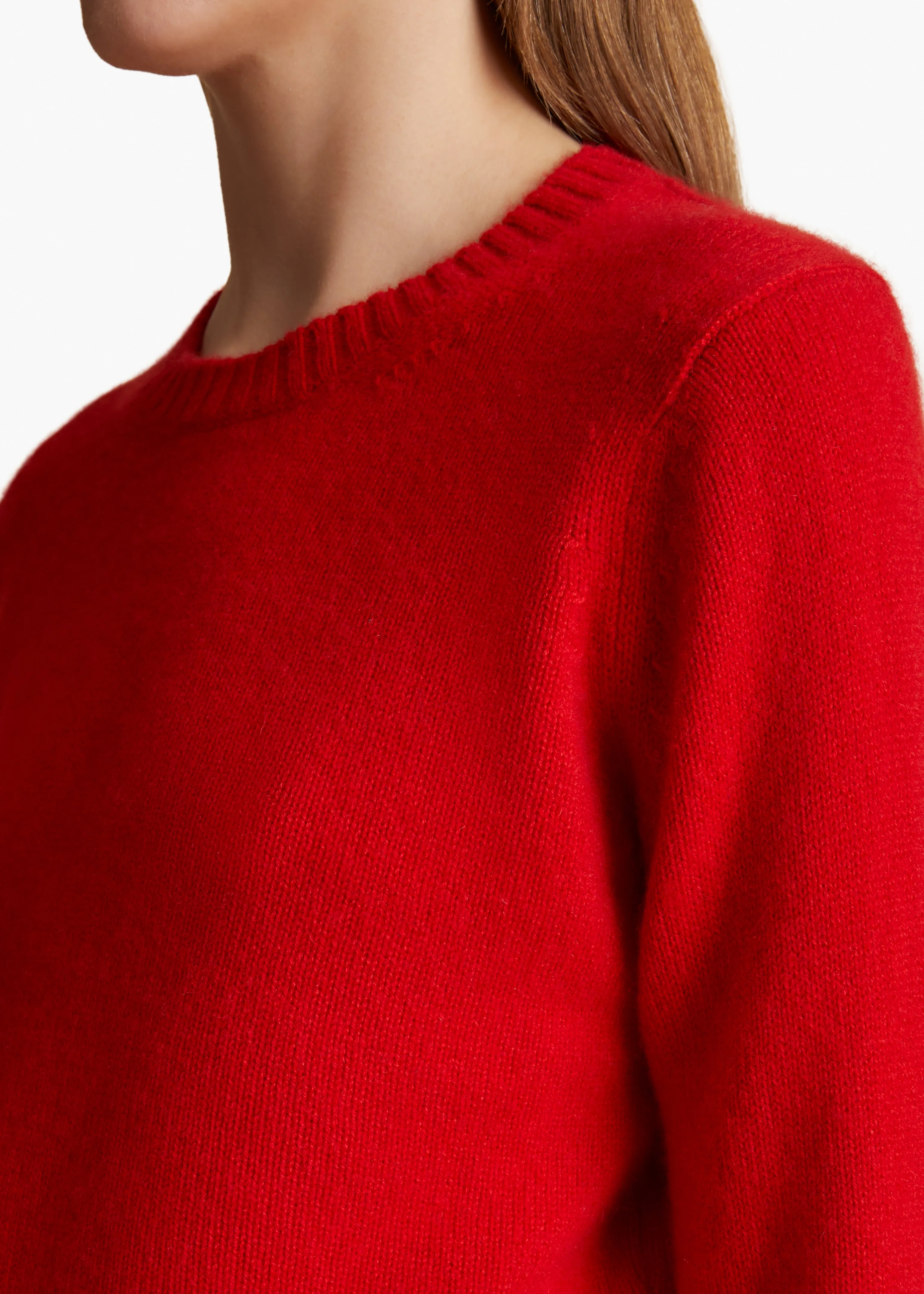 Diletta Sweater in Fire Red sold by KHAITE product image thumbnail 5