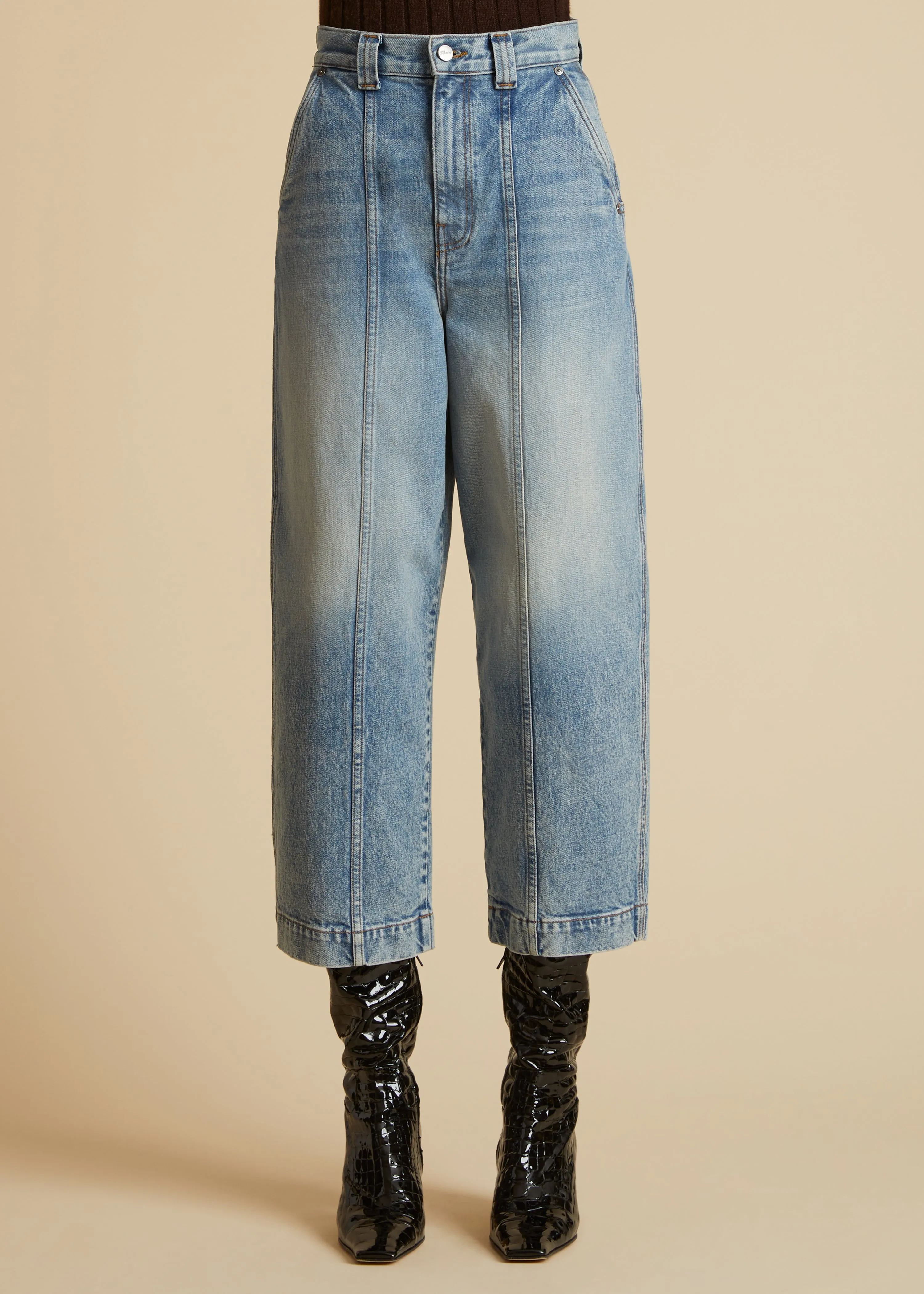 The Hugo Stretch Jean in Bryce sold by KHAITE product image thumbnail 2