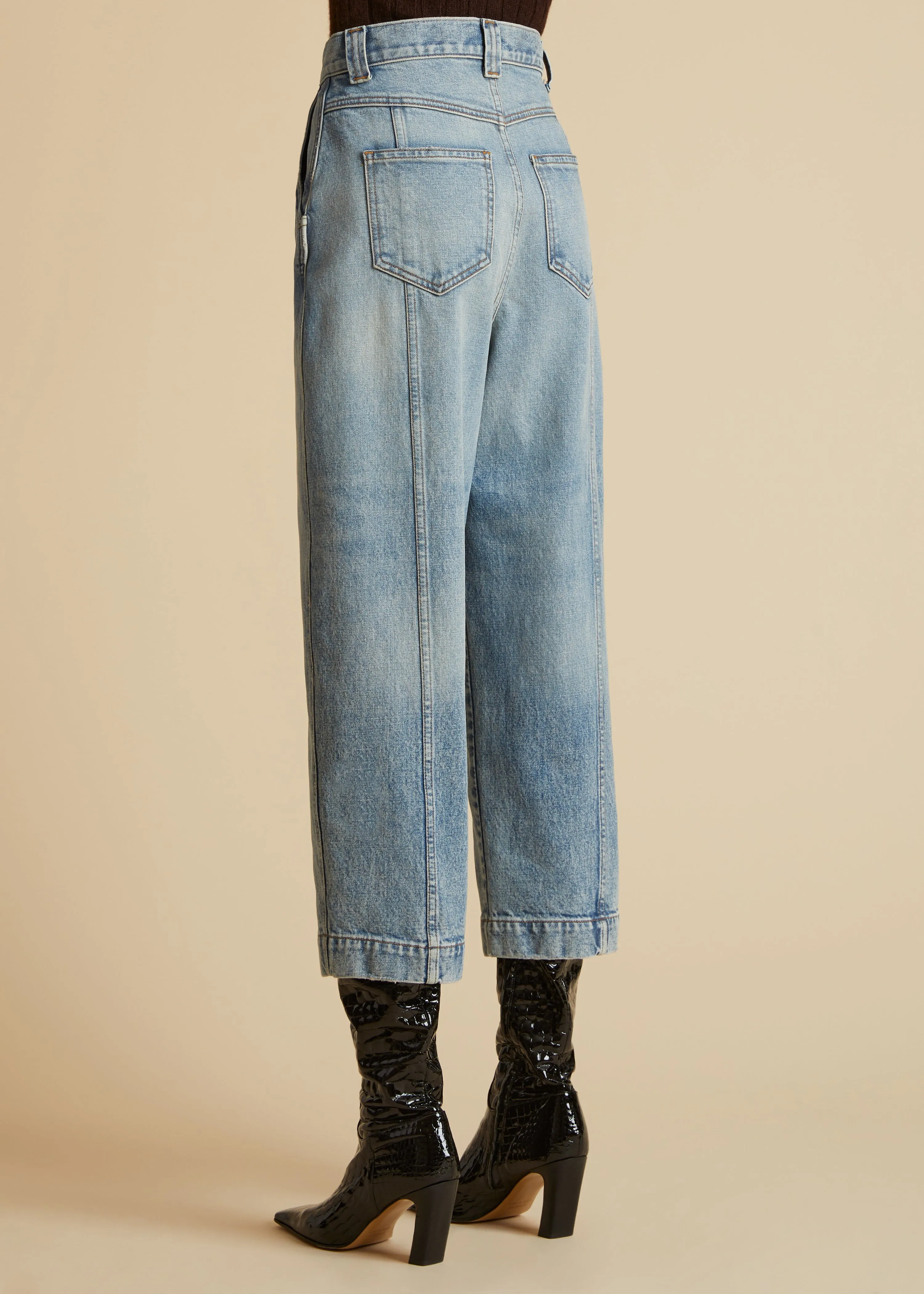 The Hugo Stretch Jean in Bryce sold by KHAITE product image thumbnail 3