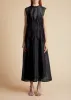 Wes Dress in Black sold by KHAITE