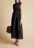 Wes Dress in Black sold by KHAITE