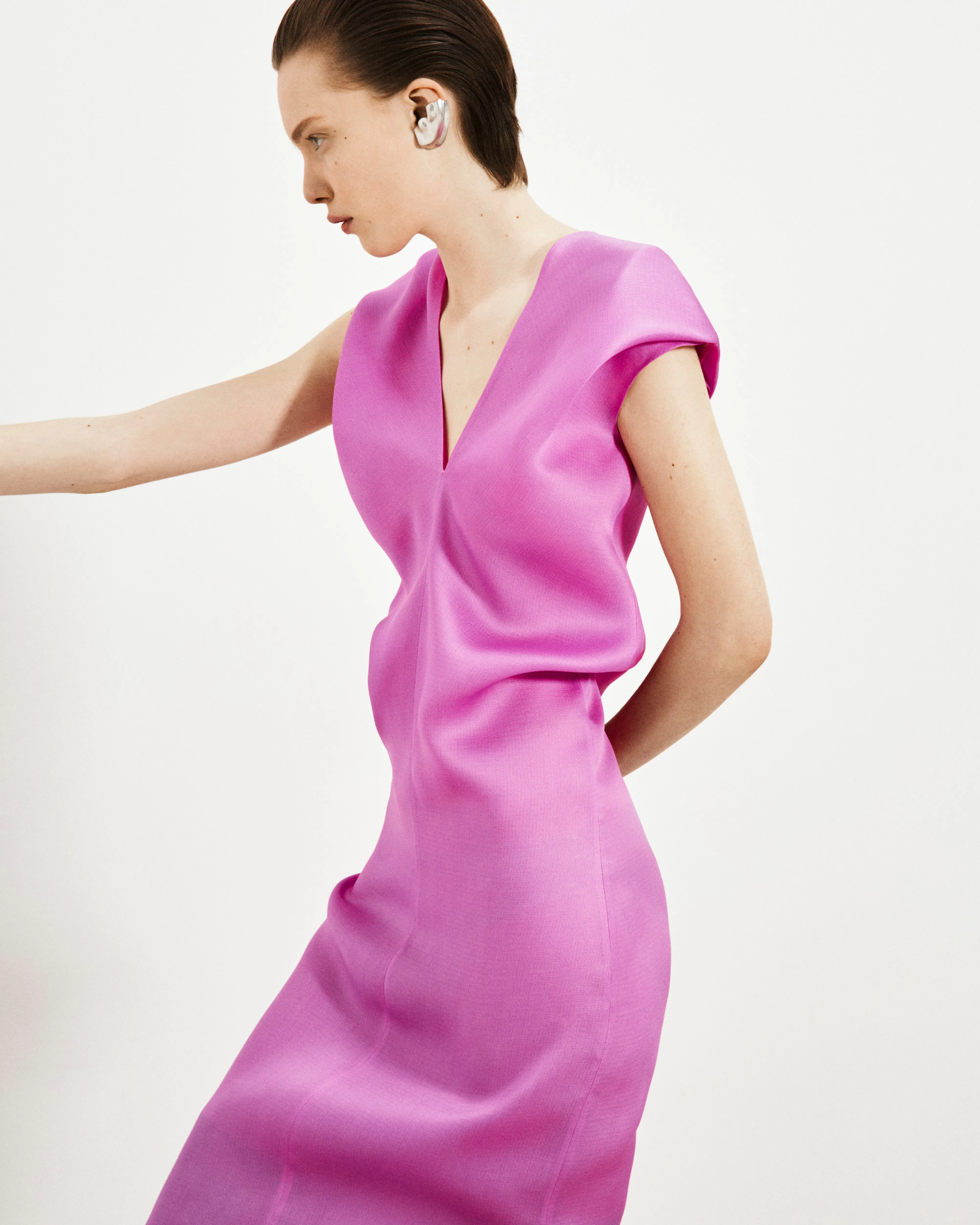 Amato Earrings in Antique Silver sold by KHAITE product image thumbnail 3