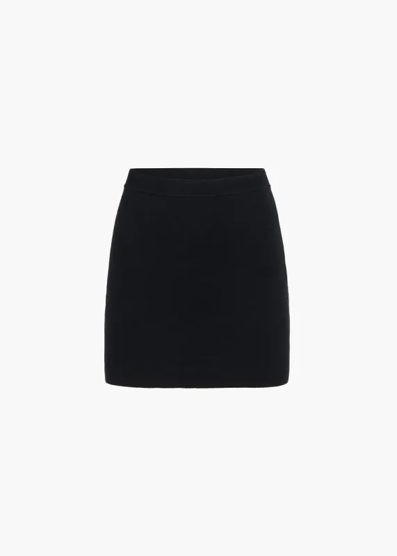 Darrion Skirt in Black sold by KHAITE