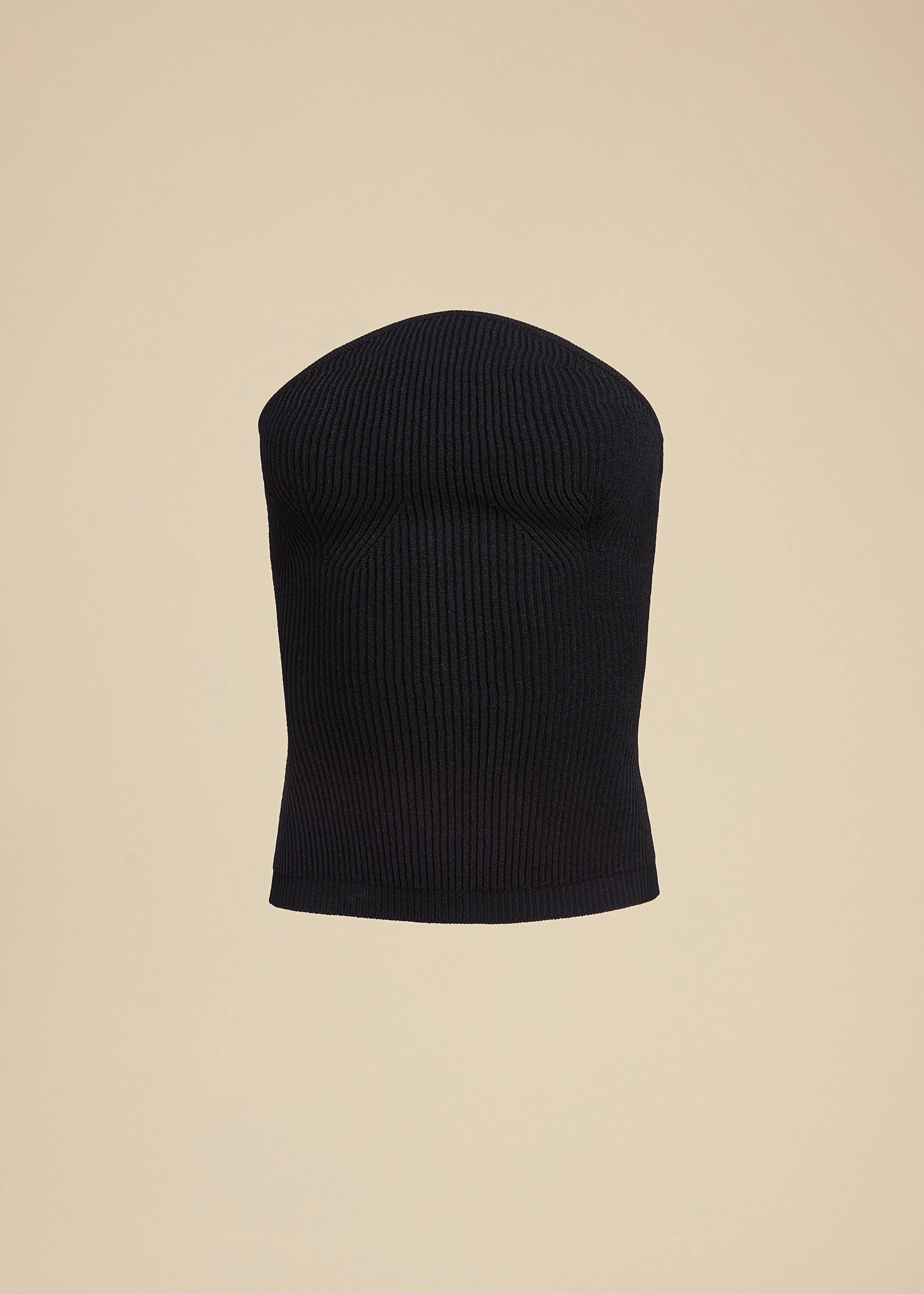 Jericho Top in Black sold by KHAITE