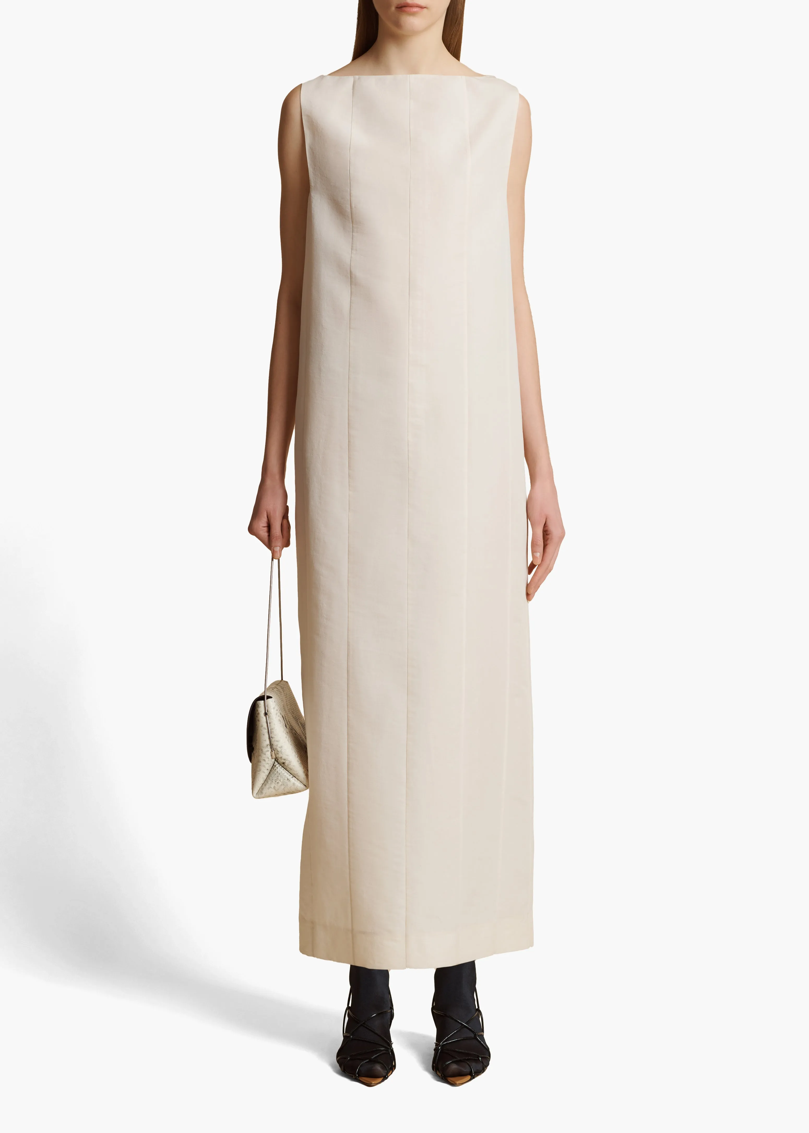 Martay Dress in Natural sold by KHAITE product image thumbnail 2
