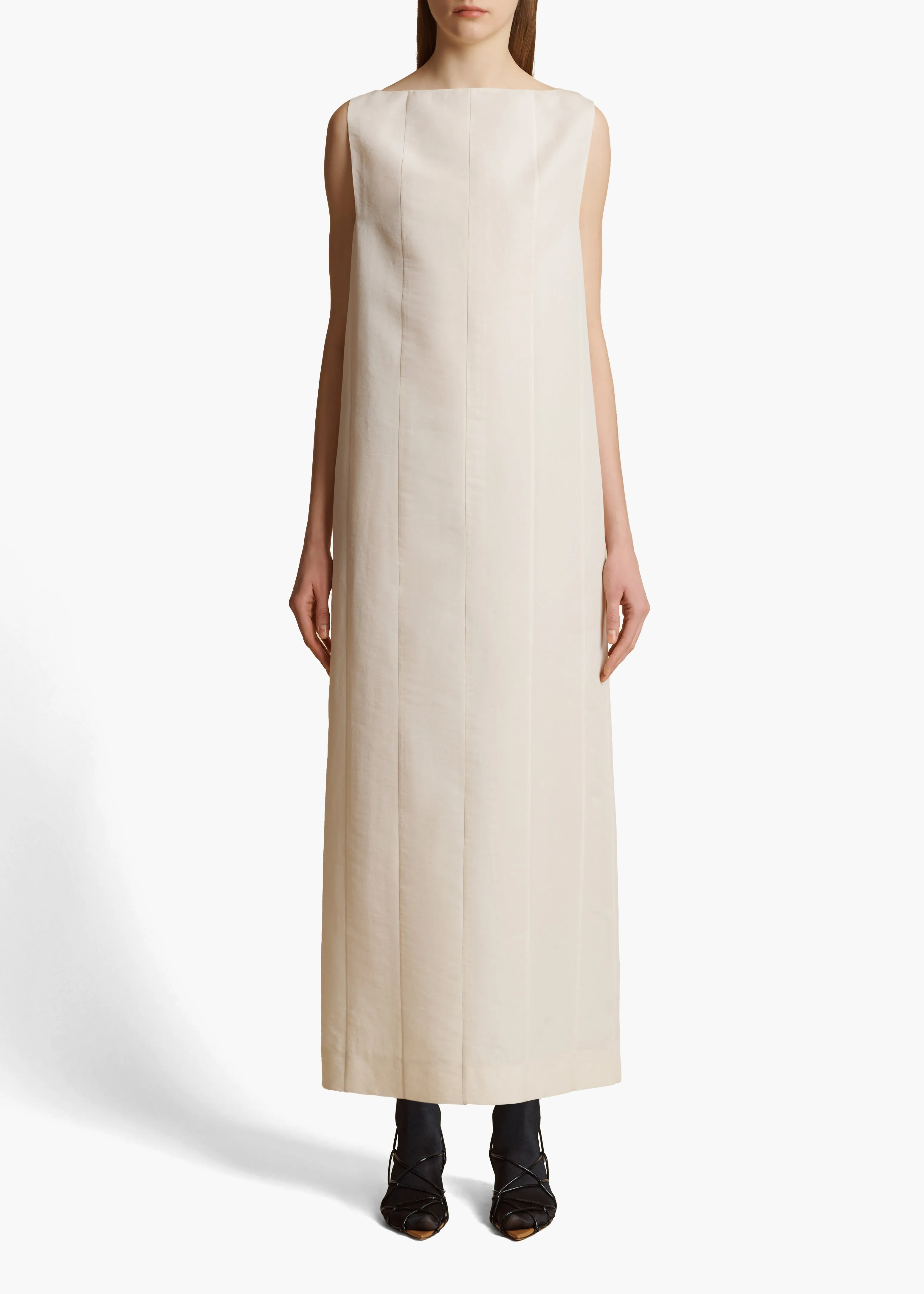 Martay Dress in Natural sold by KHAITE product image thumbnail 3