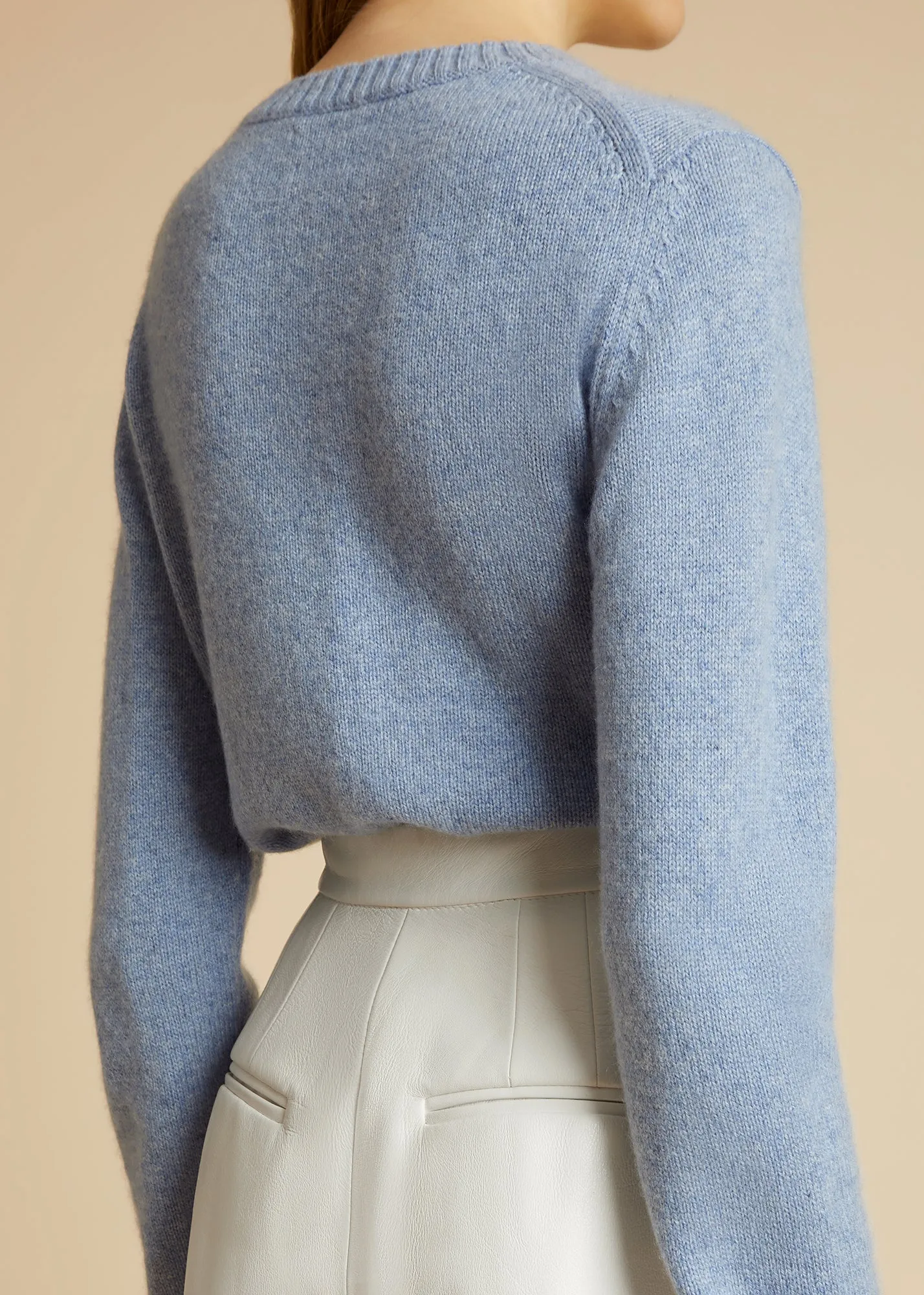 The Diletta Sweater in Polar sold by KHAITE product image thumbnail 5