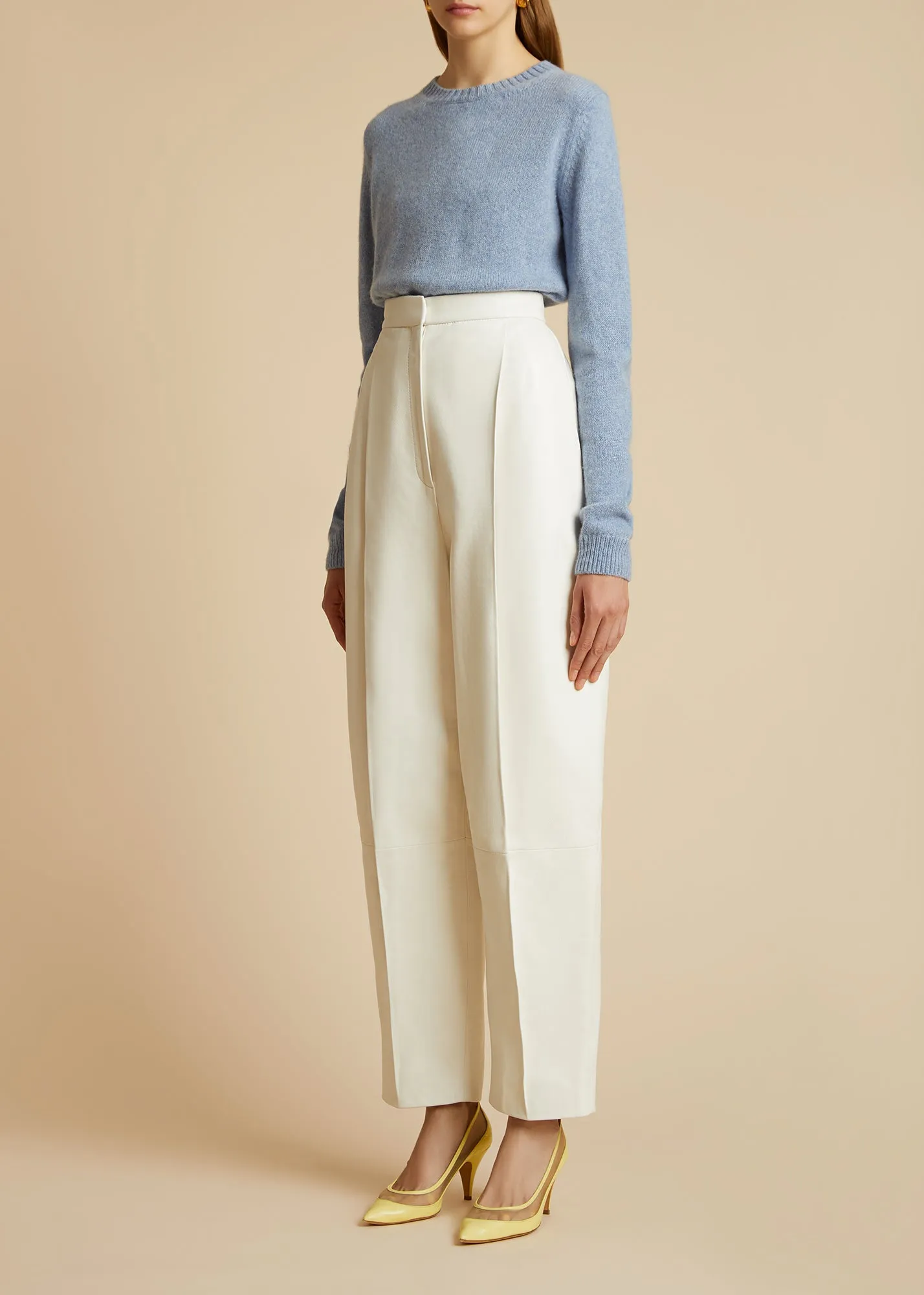 The Diletta Sweater in Polar sold by KHAITE product image thumbnail 2