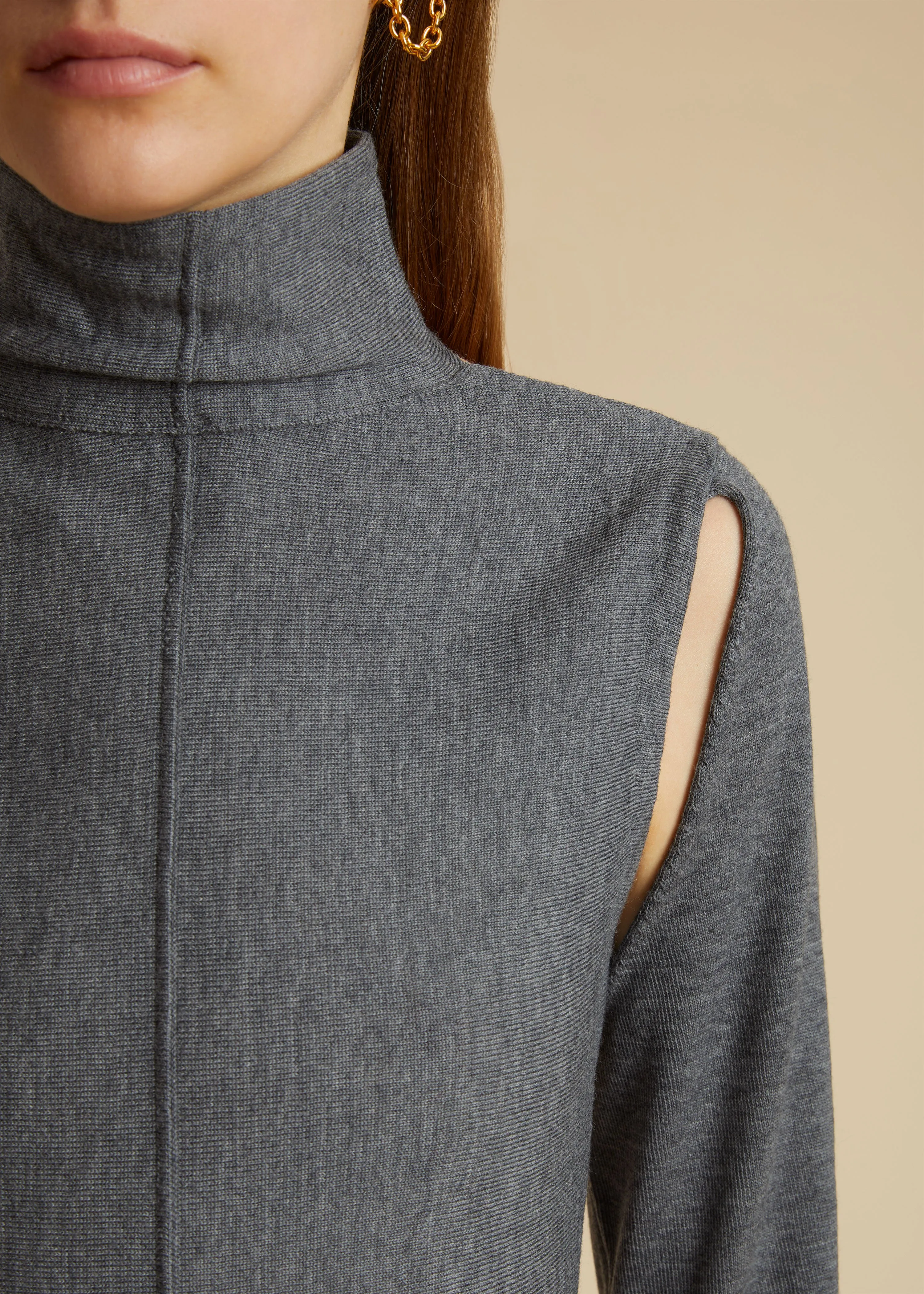 The Marlowe Top in Sterling sold by KHAITE product image thumbnail 5