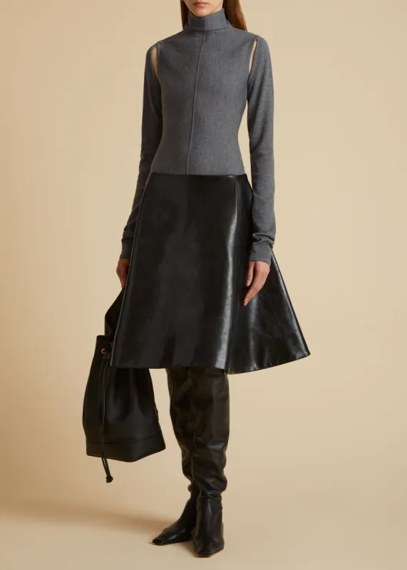 The Marlowe Top in Sterling sold by KHAITE