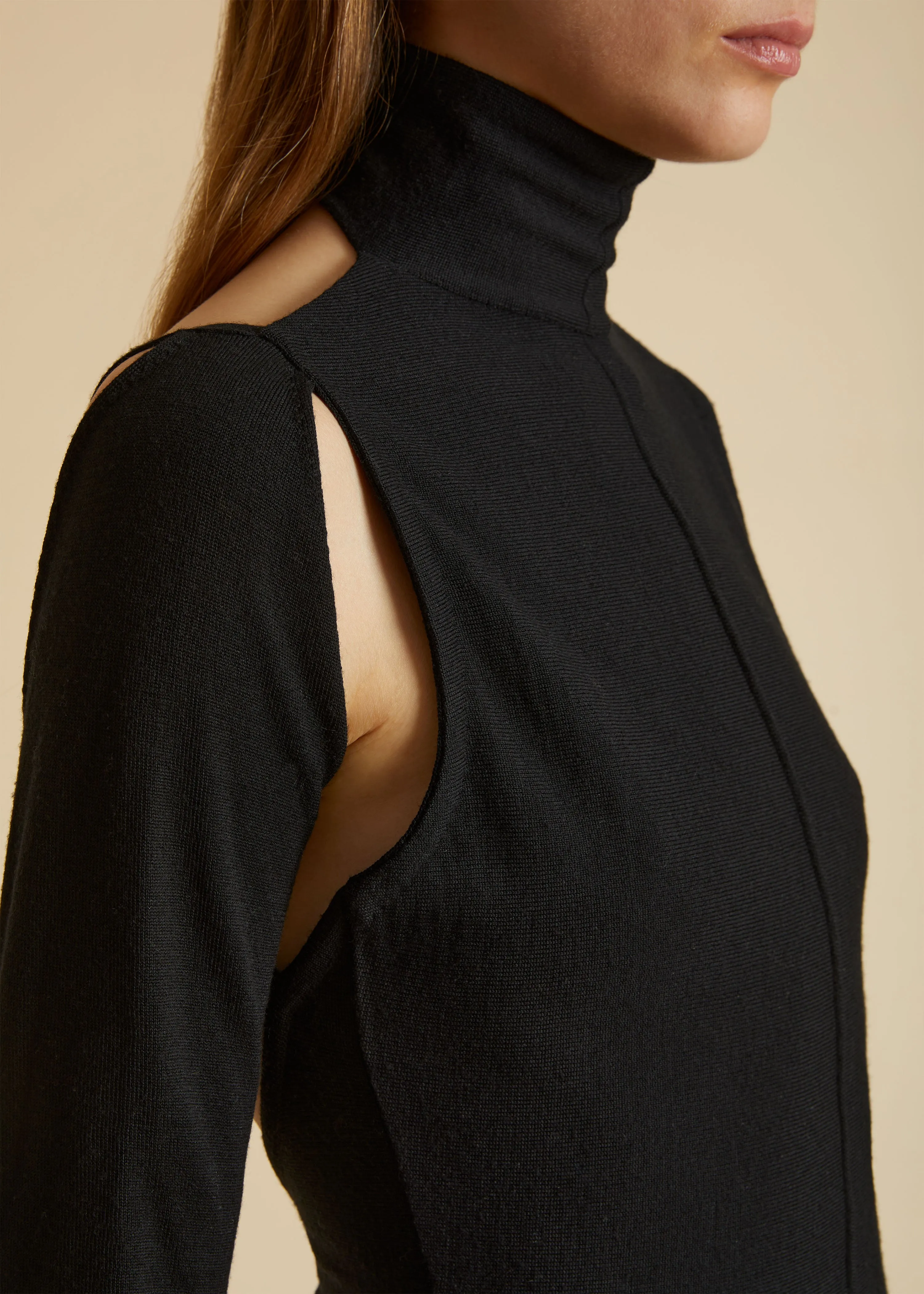 The Marlowe Top in Black sold by KHAITE product image thumbnail 4