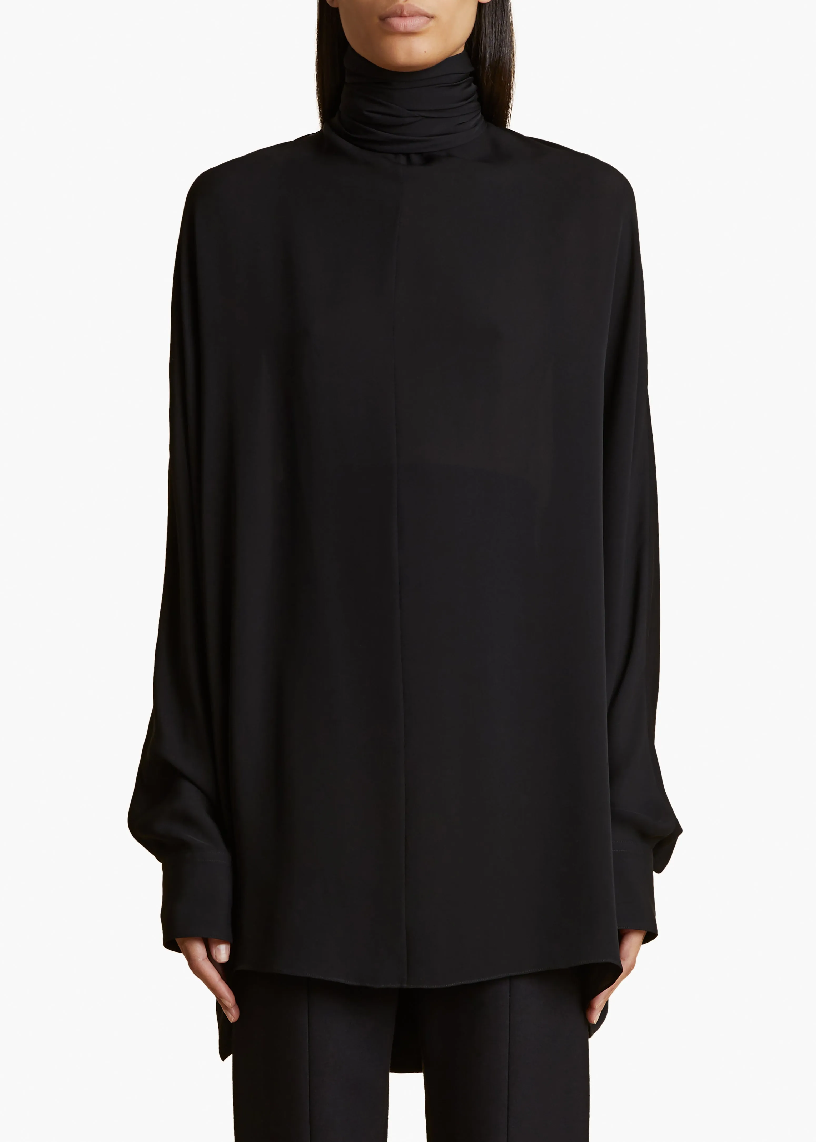 Bex Top in Black sold by KHAITE product image thumbnail 3