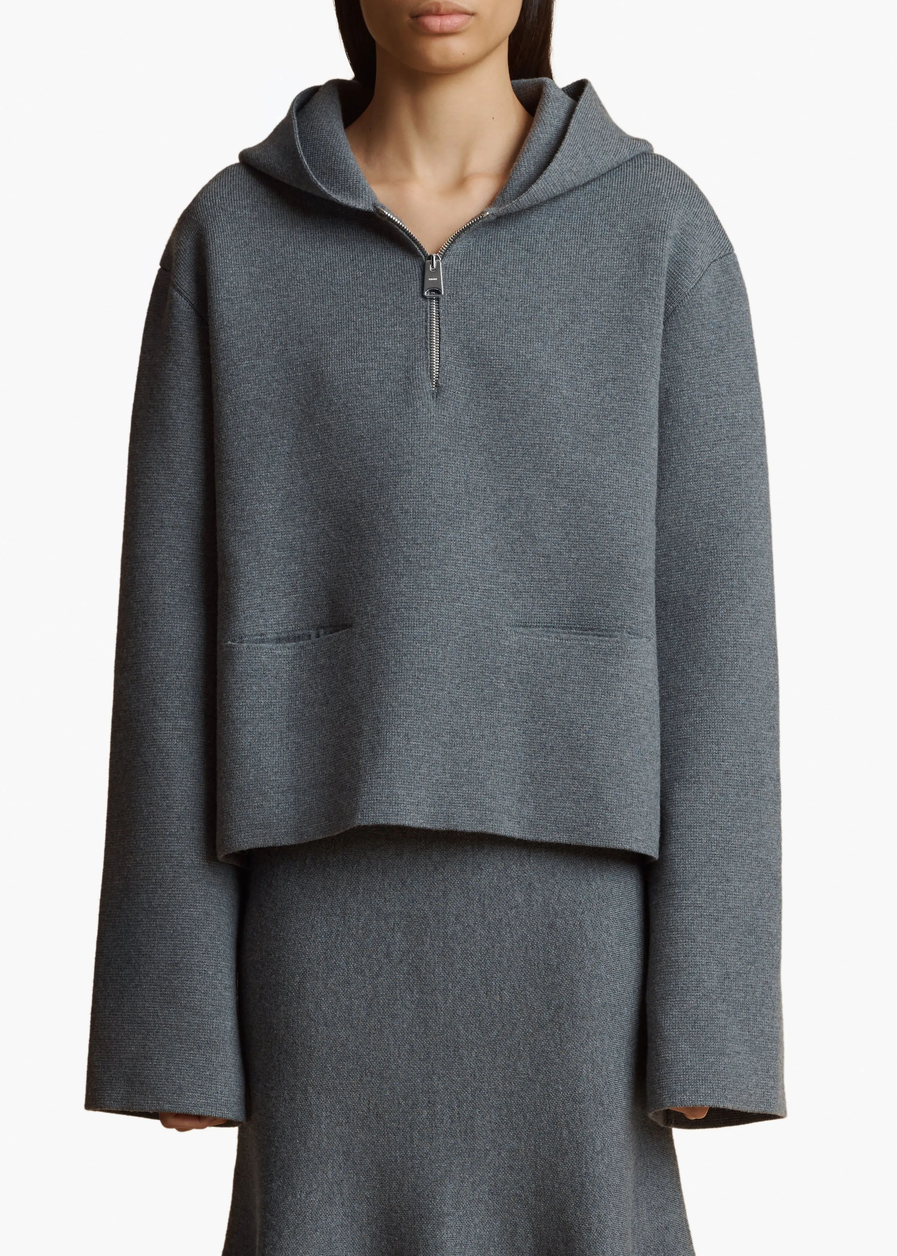 Aman Sweater in Sterling sold by KHAITE product image thumbnail 3