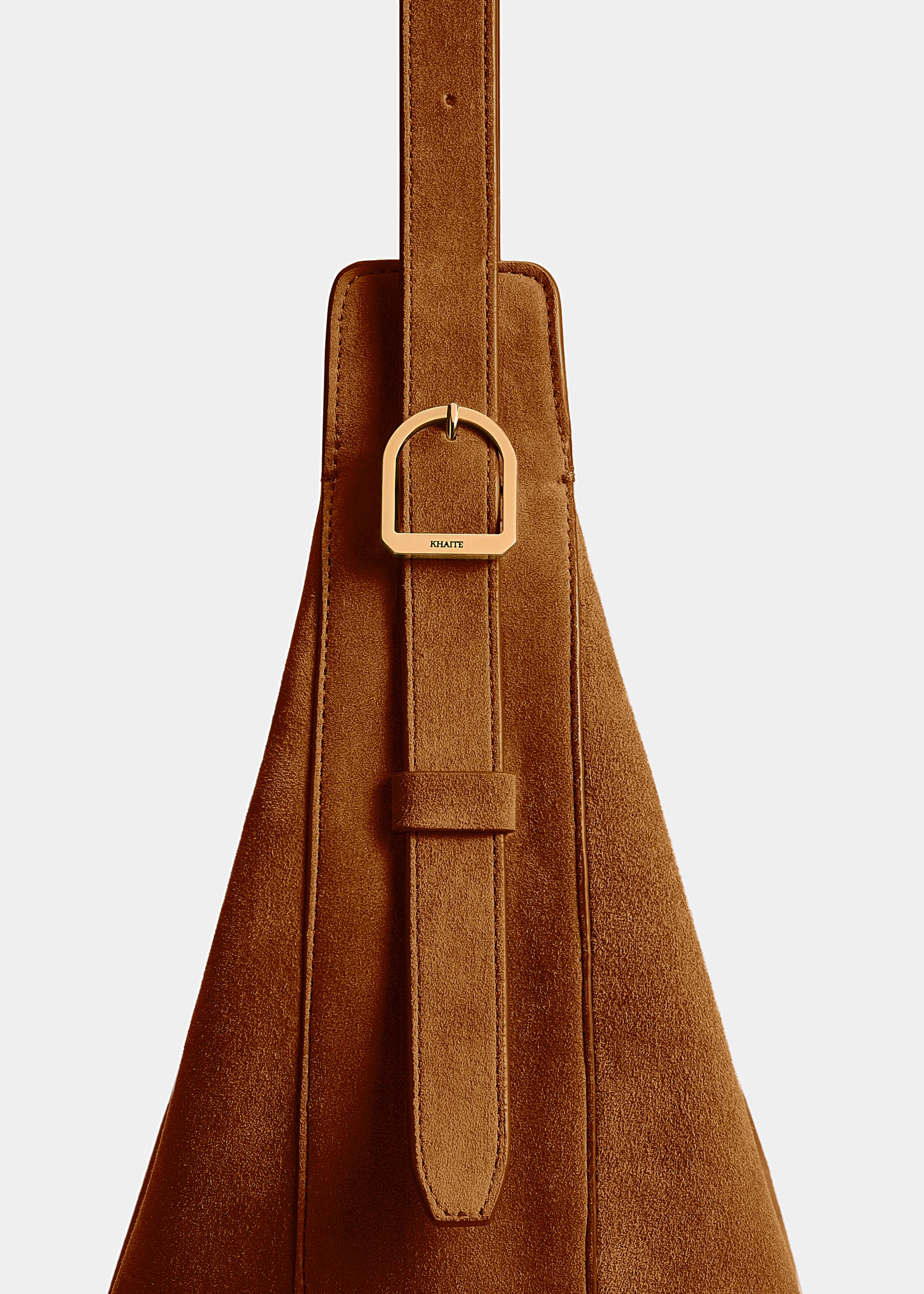 Augustina Hobo in Mud Suede sold by KHAITE product image thumbnail 4