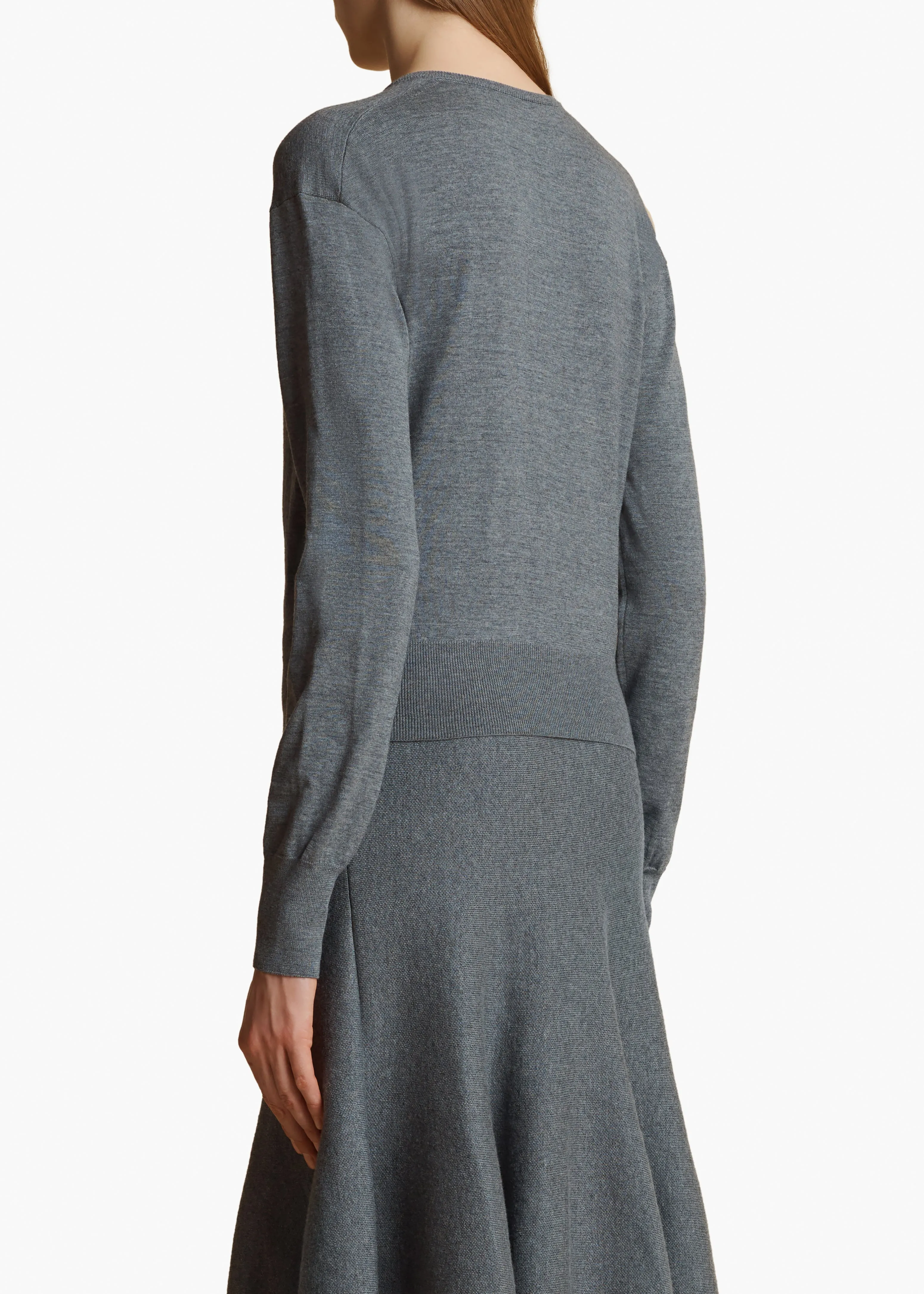 Jackie Cardigan in Sterling sold by KHAITE product image thumbnail 4