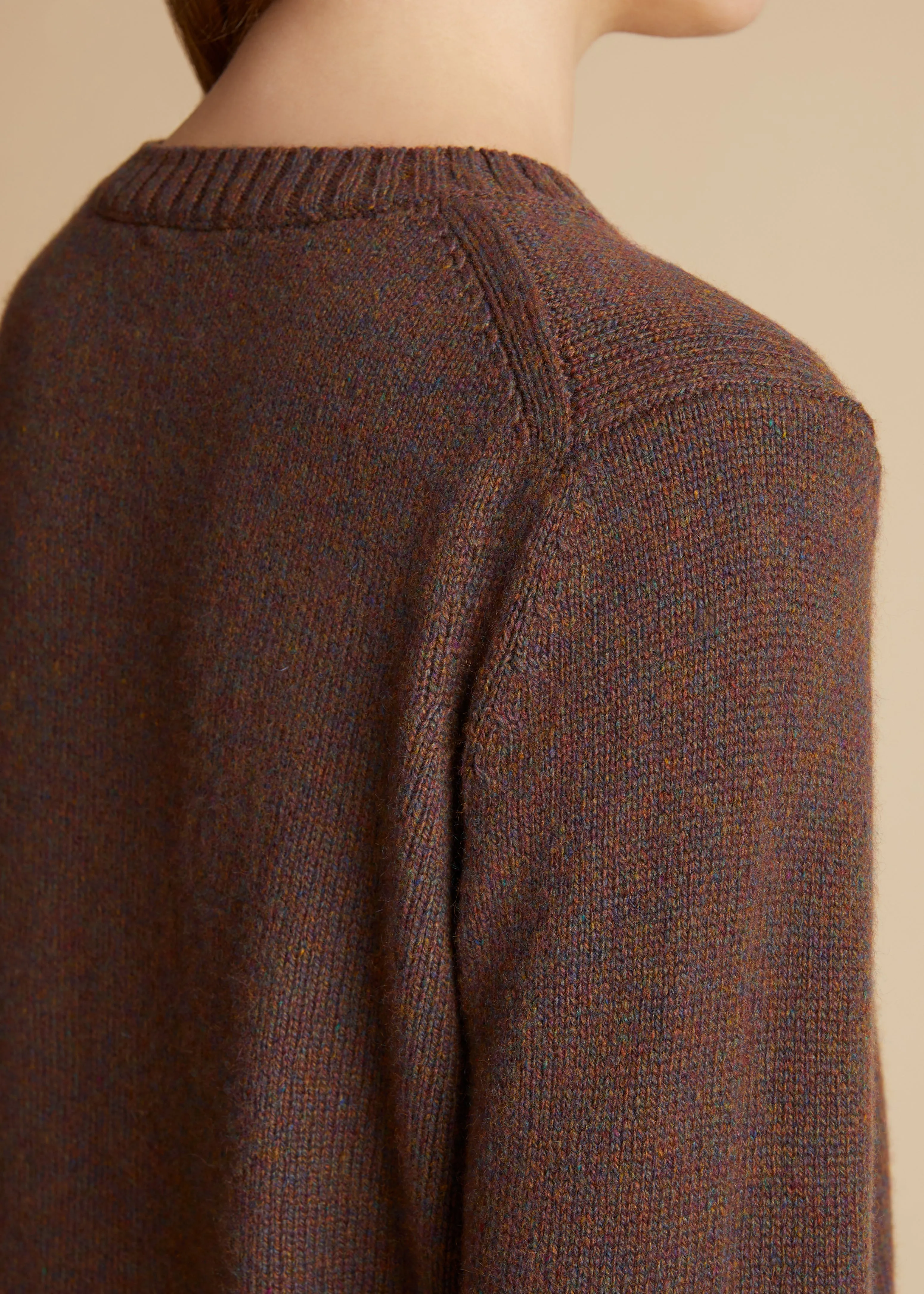 The Diletta Sweater in Umber sold by KHAITE product image thumbnail 4