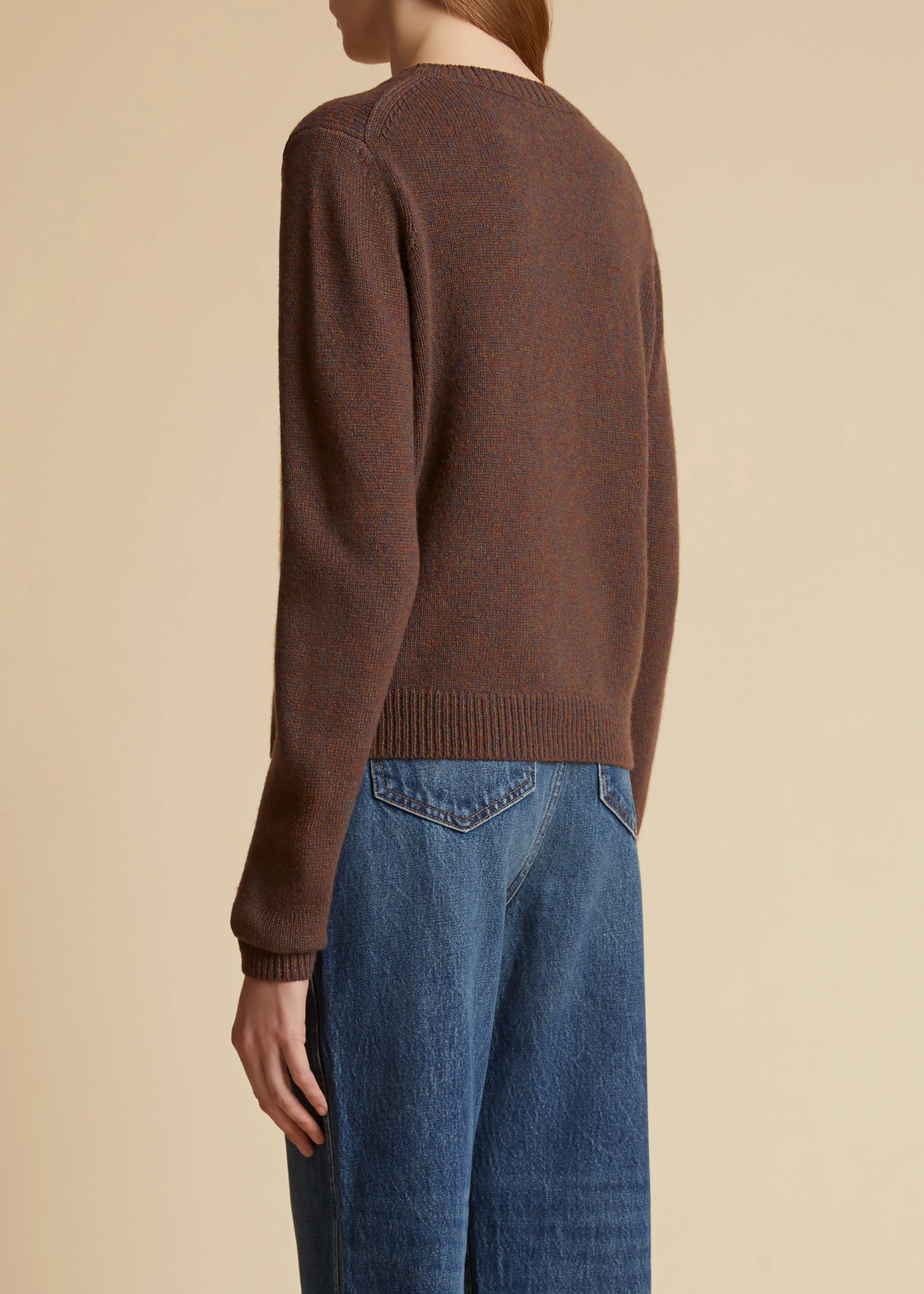 The Diletta Sweater in Umber sold by KHAITE product image thumbnail 3