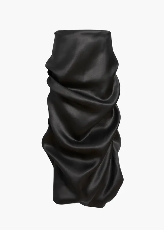 Olula Skirt in Black sold by KHAITE