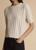 The Esmeralda Sweater in Magnolia sold by KHAITE