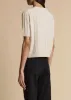 The Esmeralda Sweater in Magnolia sold by KHAITE