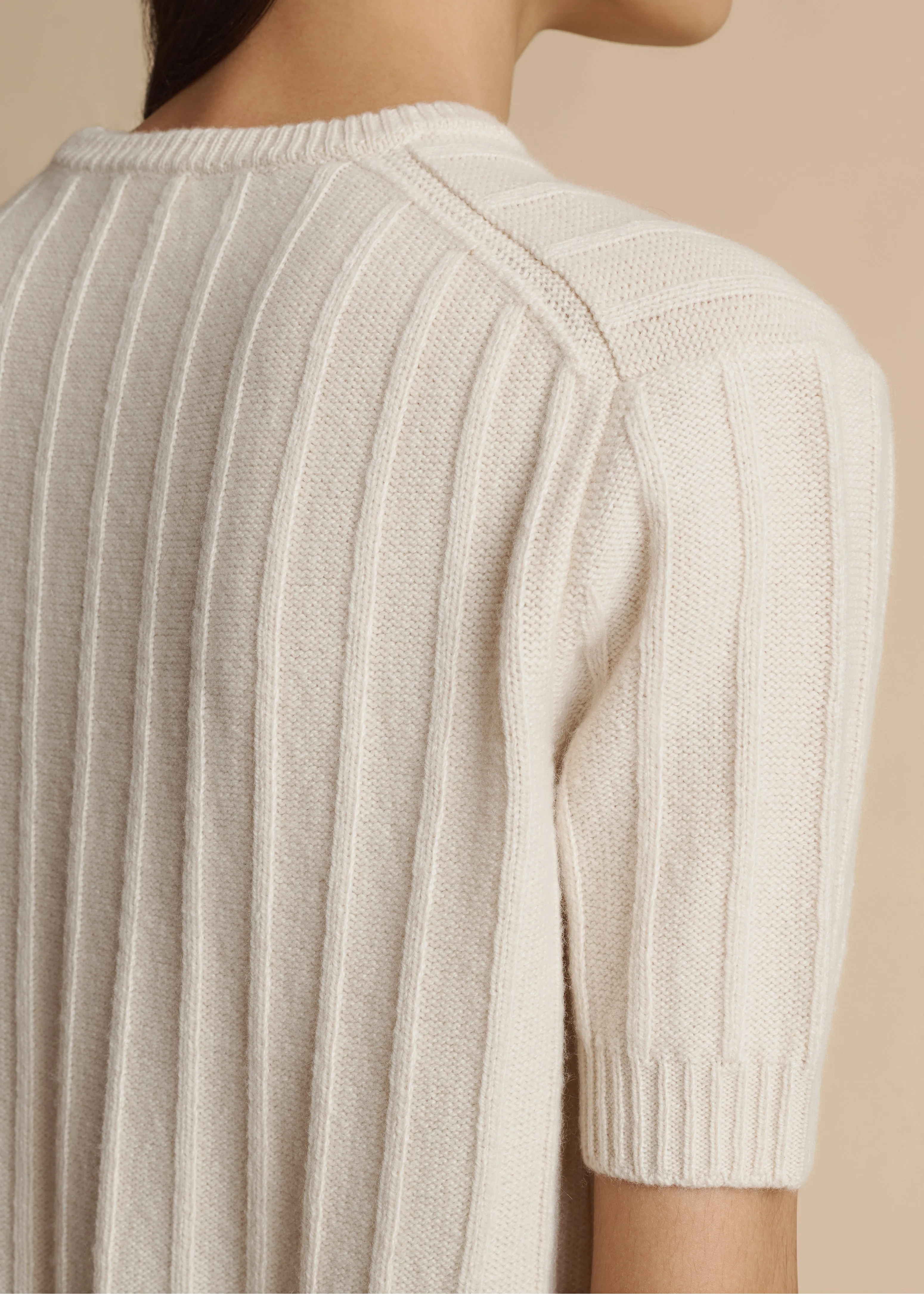 The Esmeralda Sweater in Magnolia sold by KHAITE product image thumbnail 4