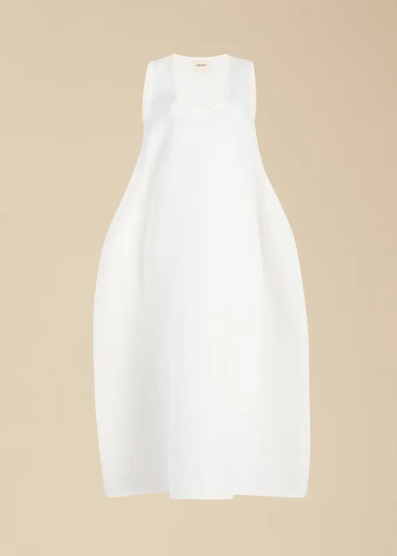 Coli Dress in Chalk sold by KHAITE