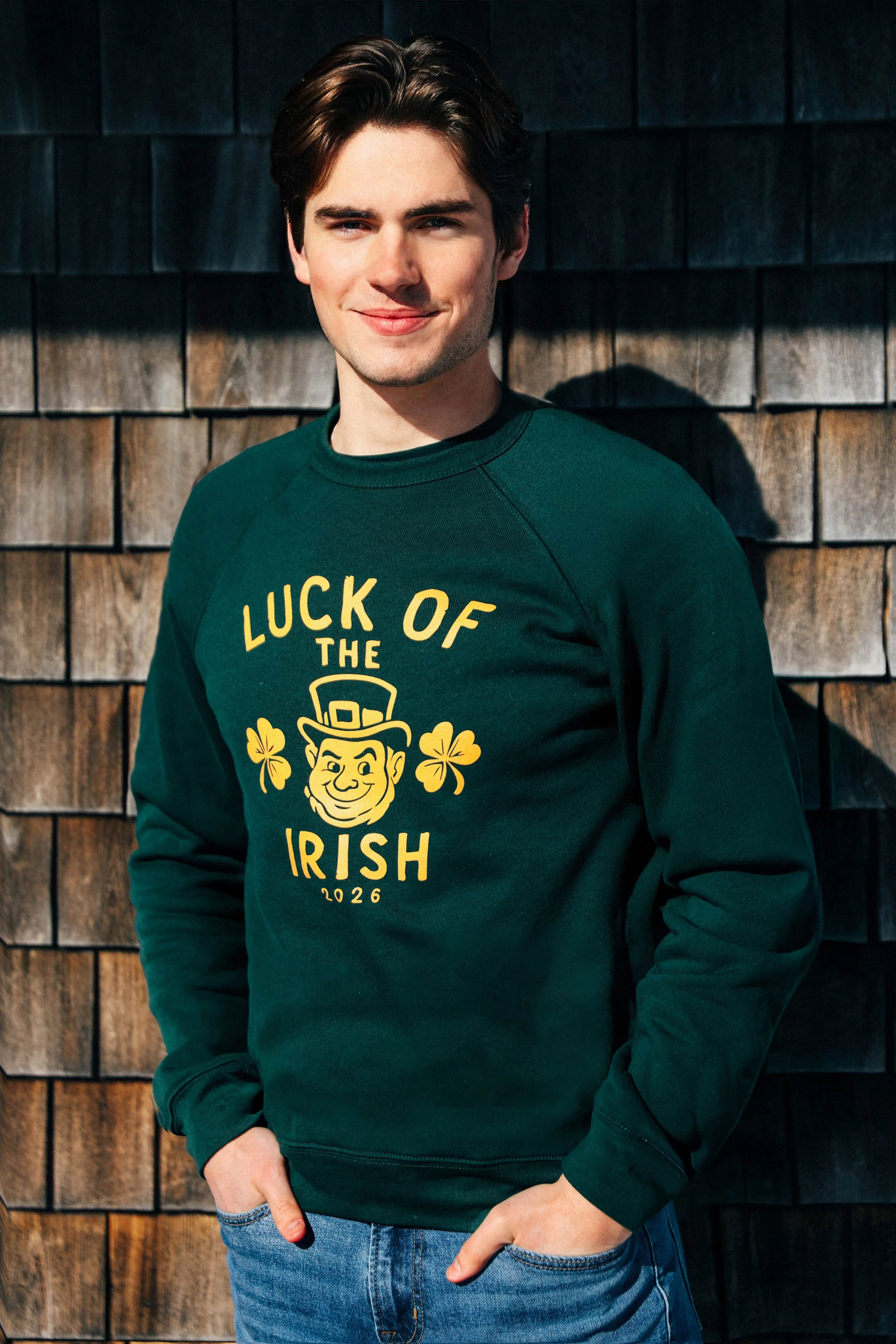 Luck of the Irish Sweatshirt sold by Kiel James Patrick product image thumbnail 3