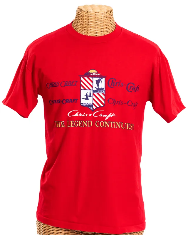 Vintage: Chris Craft The Legend Continues Tee made by Kiel James Patrick