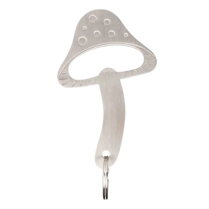 Mushroom Keychain Bottle Opener sold by Kikkerland