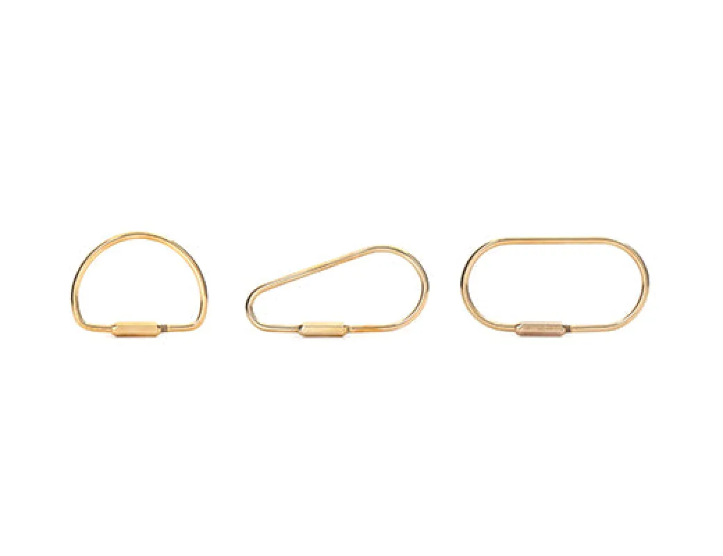 Brass Keyring sold by Kikkerland