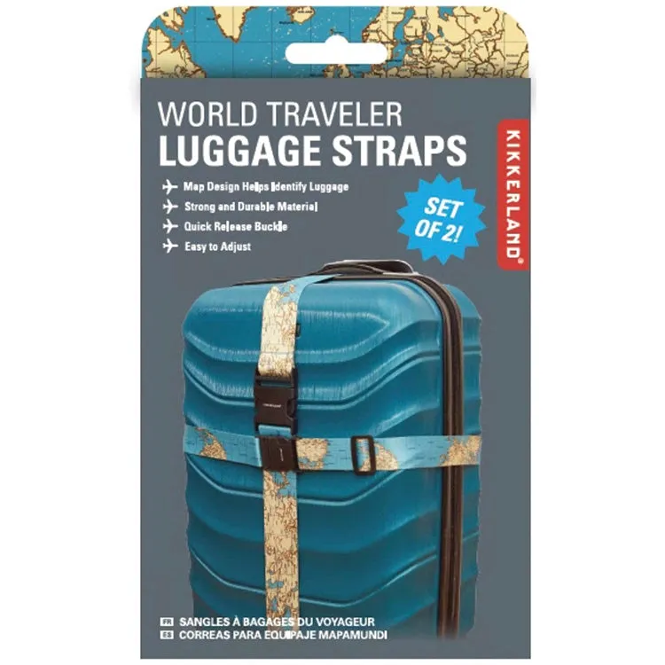 World Traveler Luggage Straps sold by Kikkerland product image thumbnail 4