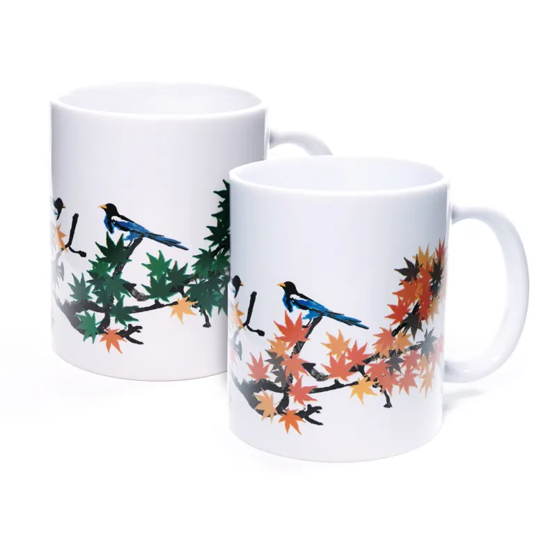 Maple Leaves Morph Mug sold by Kikkerland