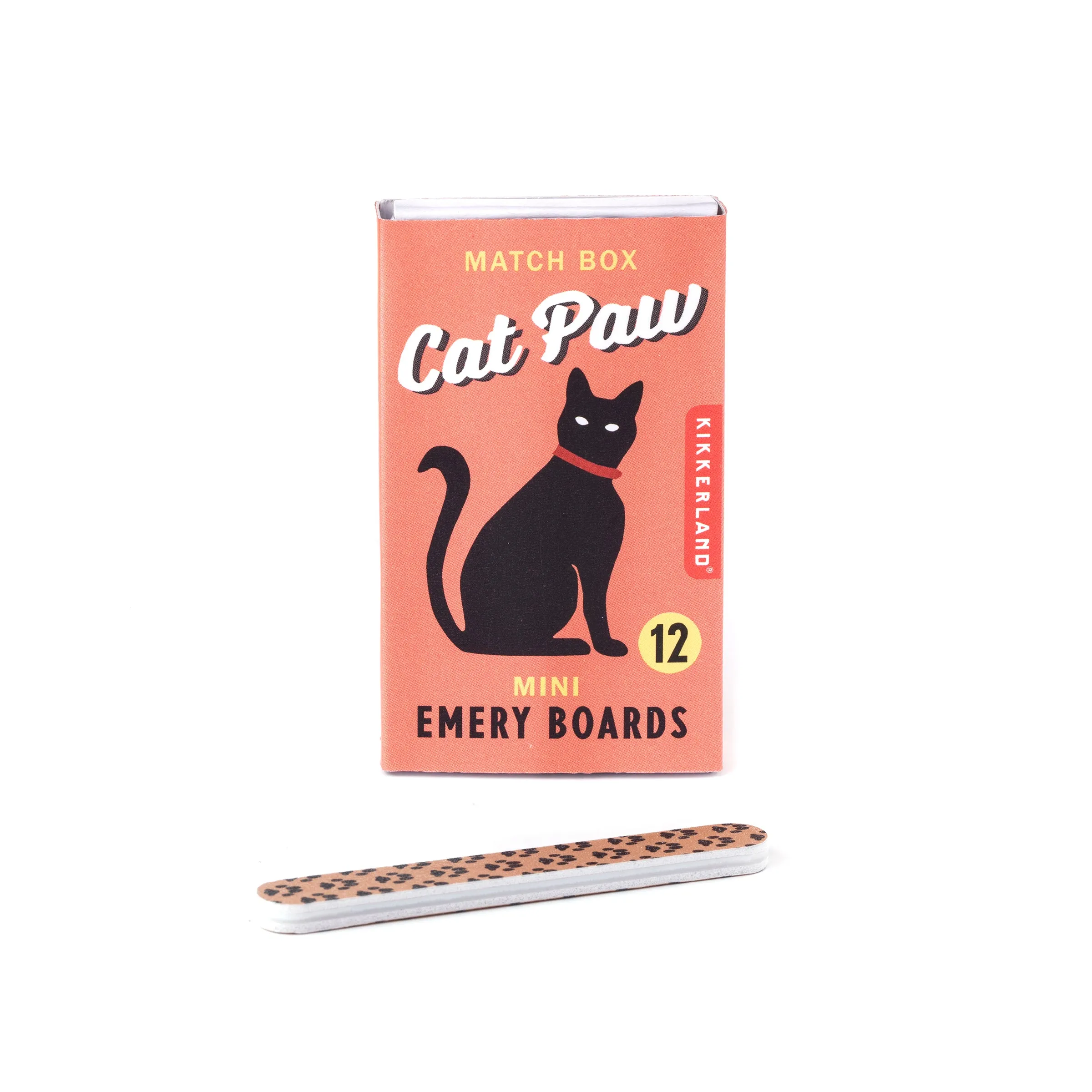 Cat Paw Match Box Emery Boards sold by Kikkerland