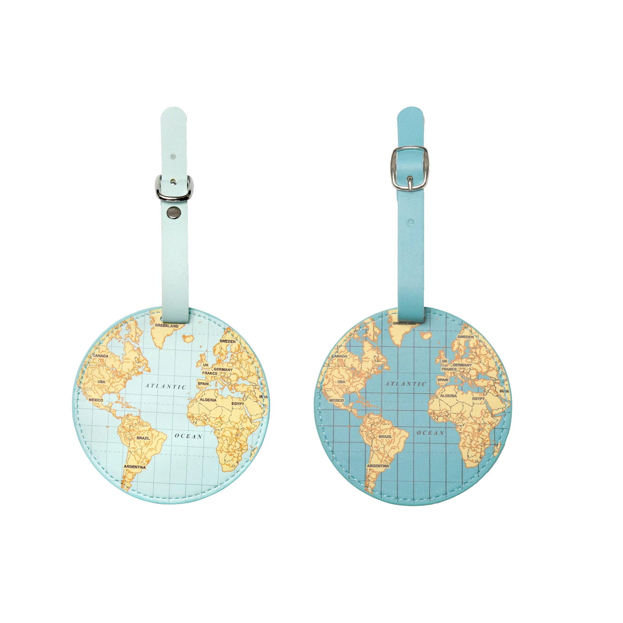 World Traveler Luggage Tag sold by Kikkerland