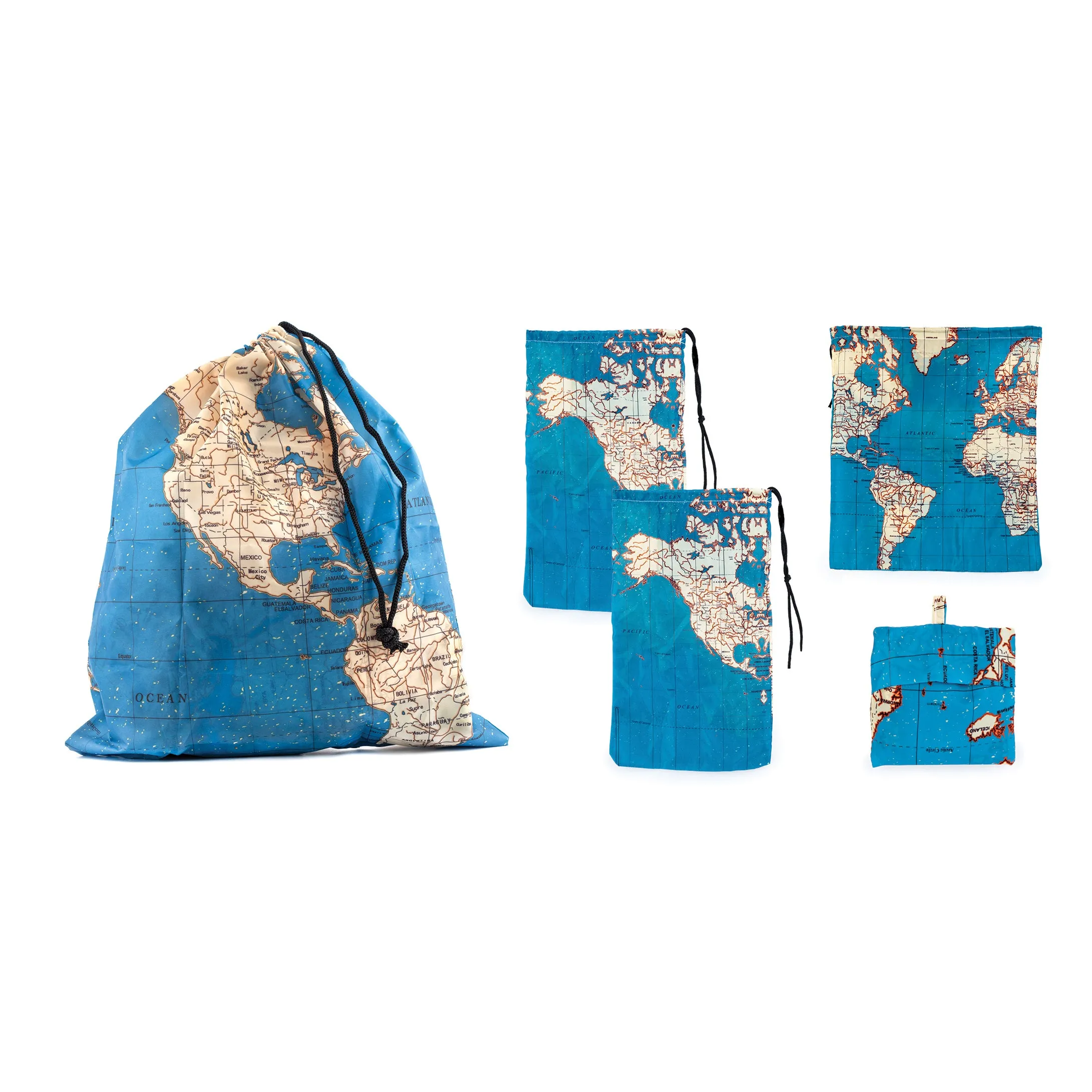Around The World Travel Bag Set sold by Kikkerland product image thumbnail 3